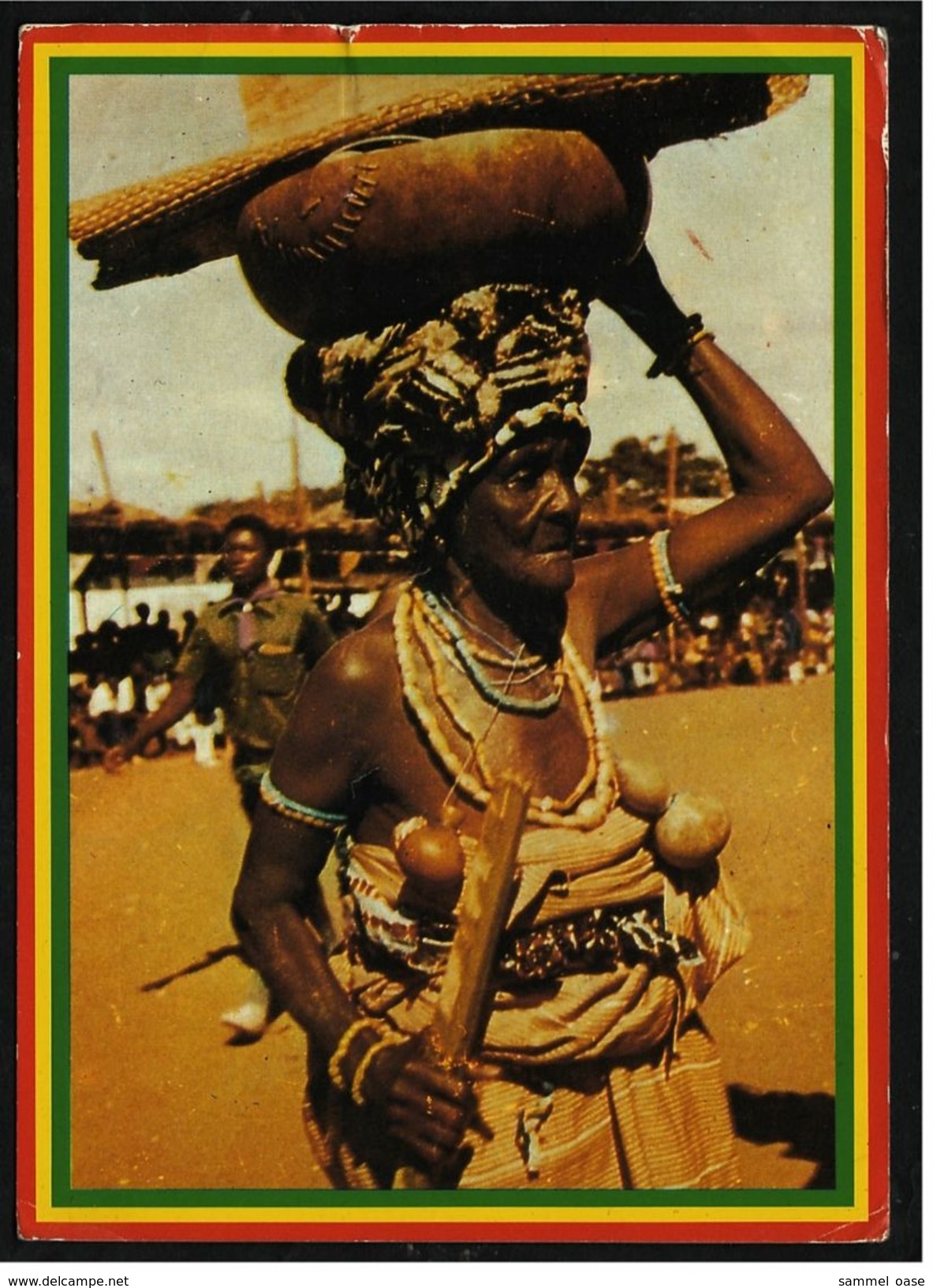 Ghana  -  Traditional Head Transport  -  Ansichtskarte Ca. 1990    (7475) - Ghana - Gold Coast