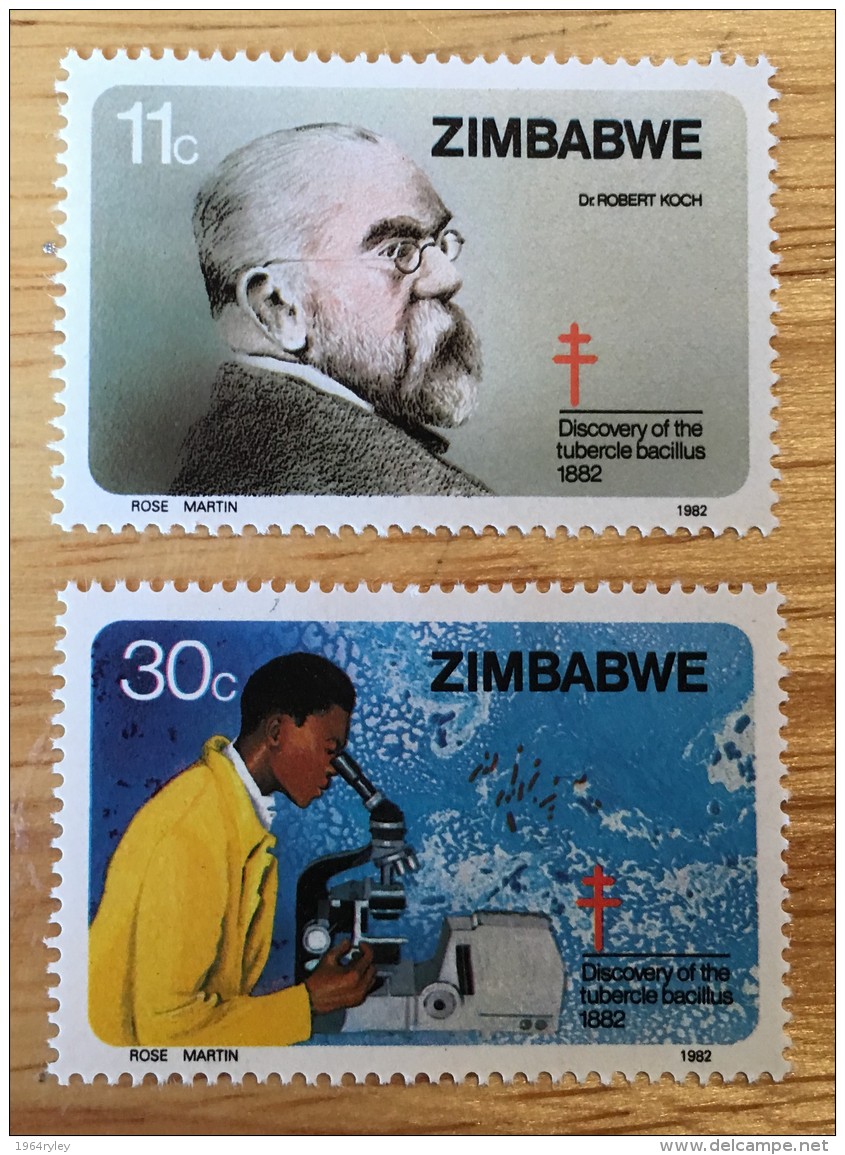 Zimbabwe  - MNH** -  1982 - # 456/457 - Zimbabwe (1980-...)