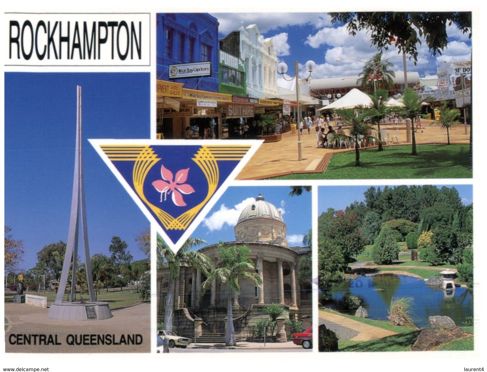 (581) Australia - (with Stamp Aty Back Of Postcard) - QLD - Rockhampton - Rockhampton
