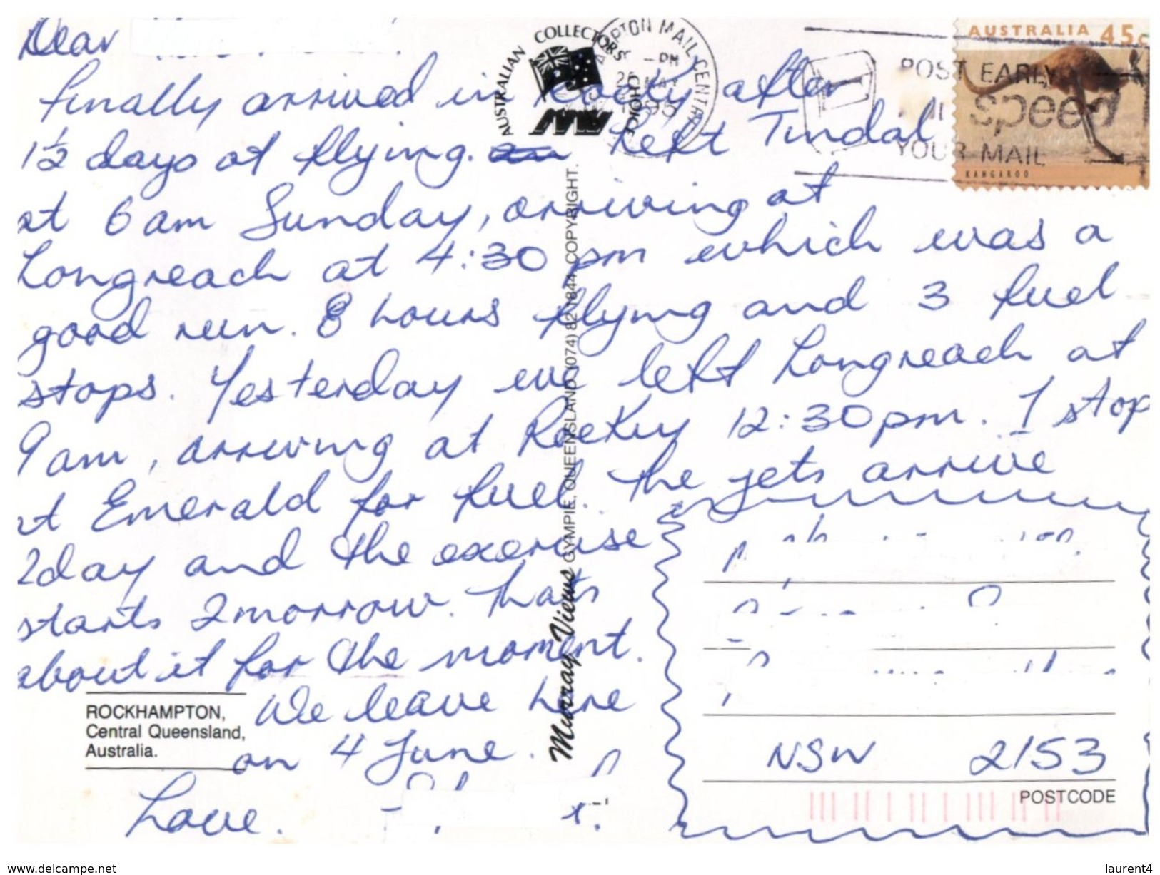 (581) Australia - (with Stamp Aty Back Of Postcard) - QLD - Rockhampton - Rockhampton