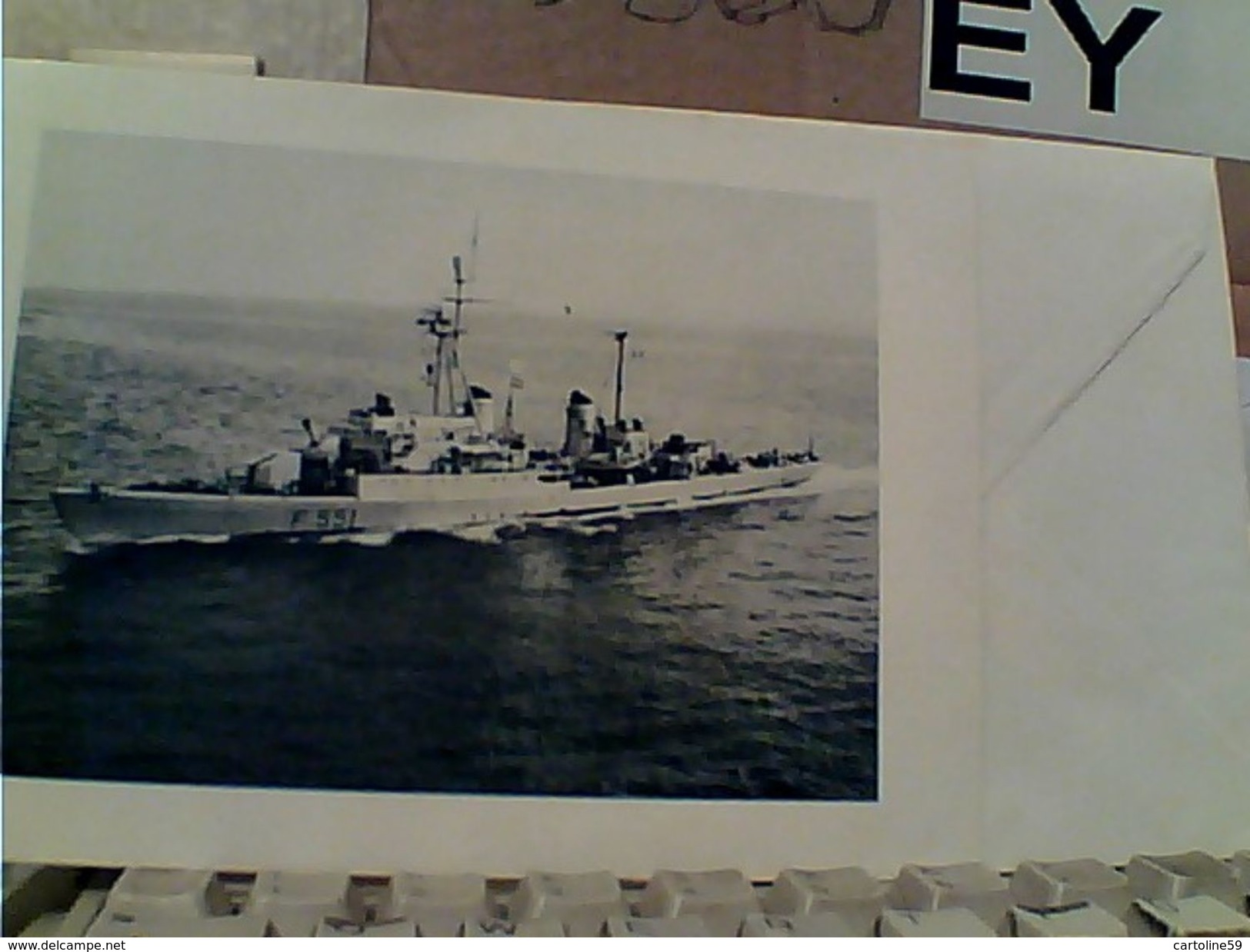 NAVE WARSHIP CORVETTA MINERVA MARINA MILITARE ITALIANA F 551 In Busta  VB1966 GH16984 - Guerra