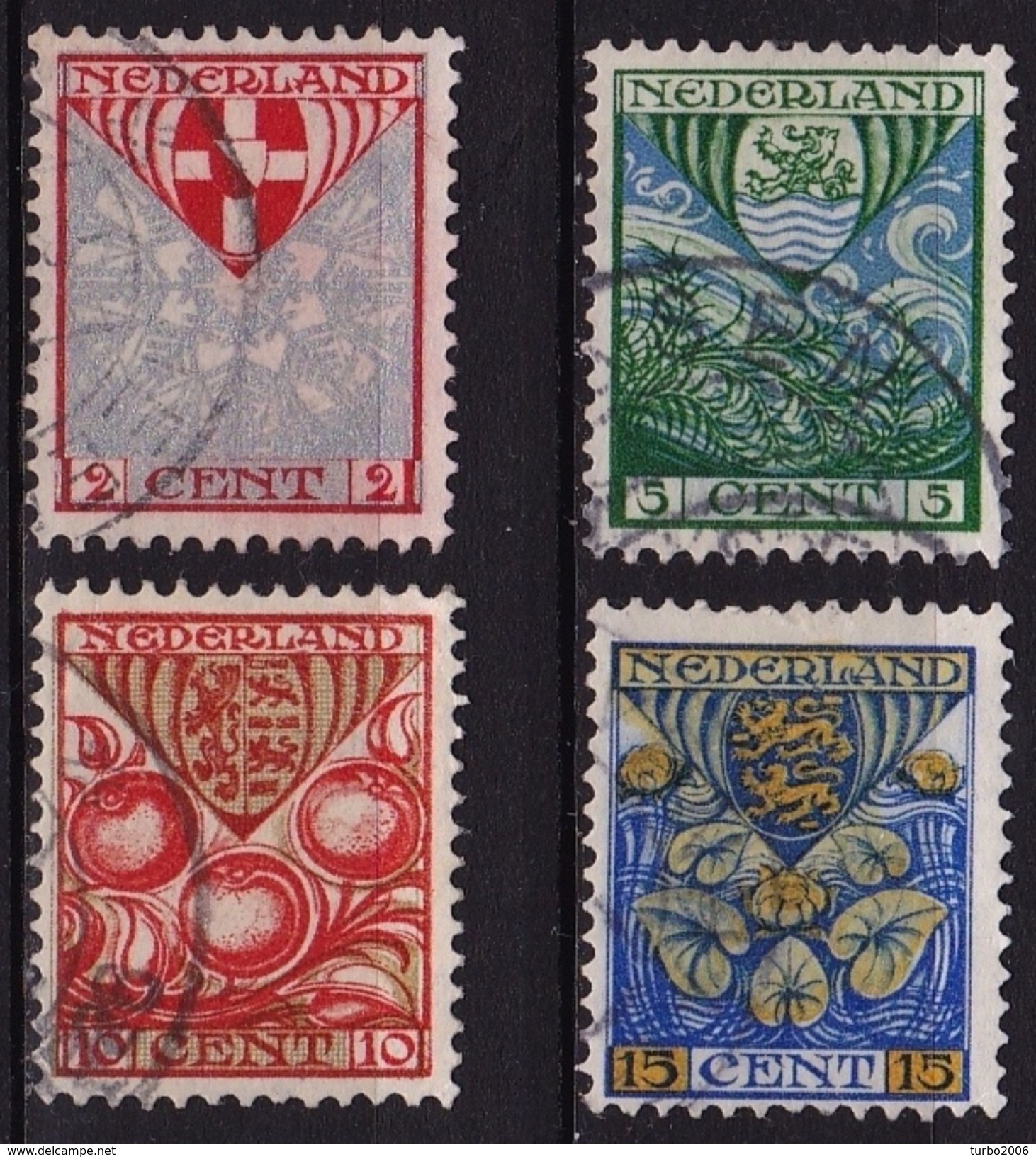 1926 Kinderzegels Complete Gestempelde Serie NVPH 199 / 202 - Oblitérés