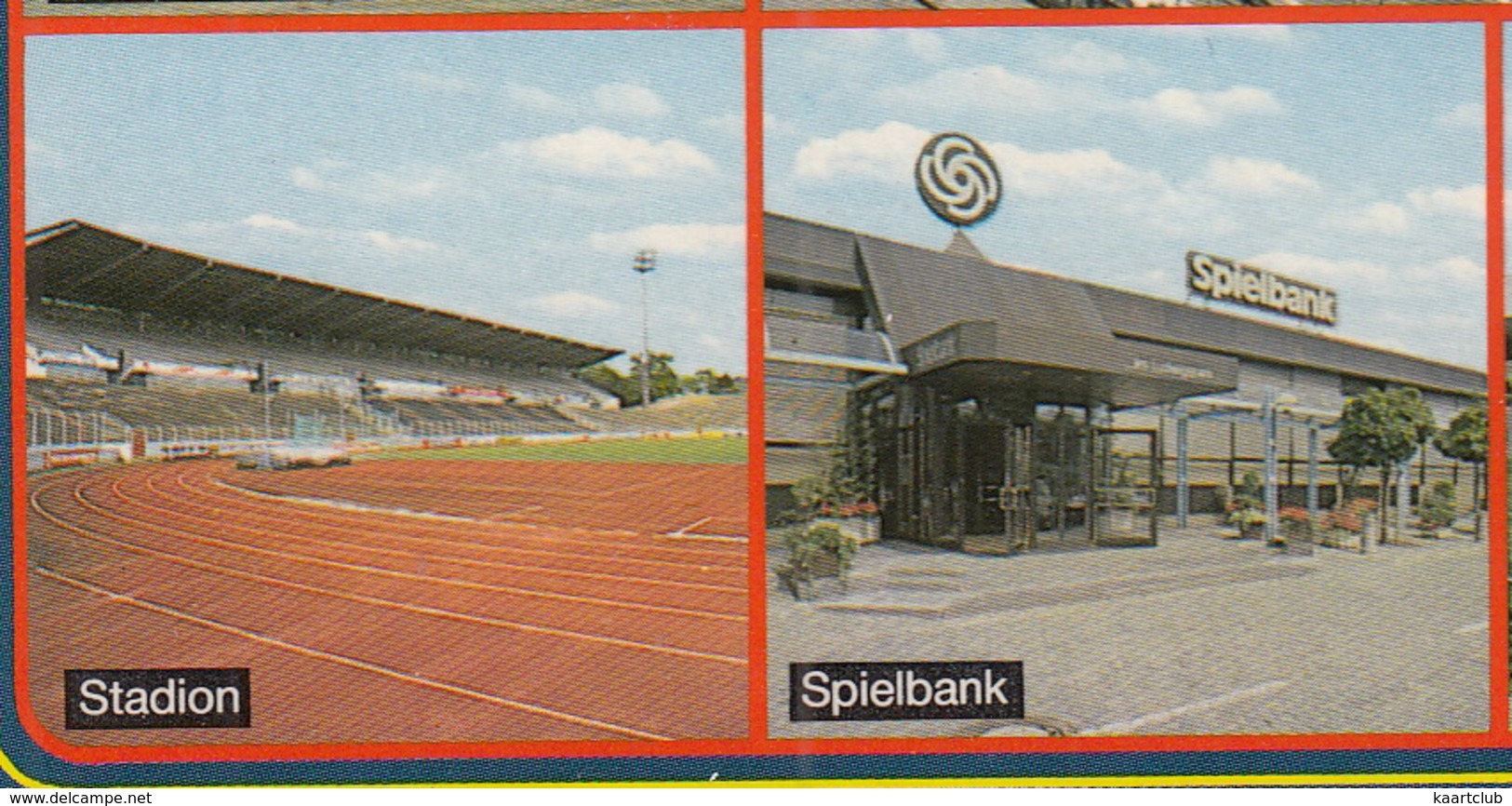 Saarbrücken: STADION, Spielbank, Flughafen, Hauptbahnhof, Eissporthalle, City, Rathaus,Ludwigskirche, Saarlandhalle - Stadions