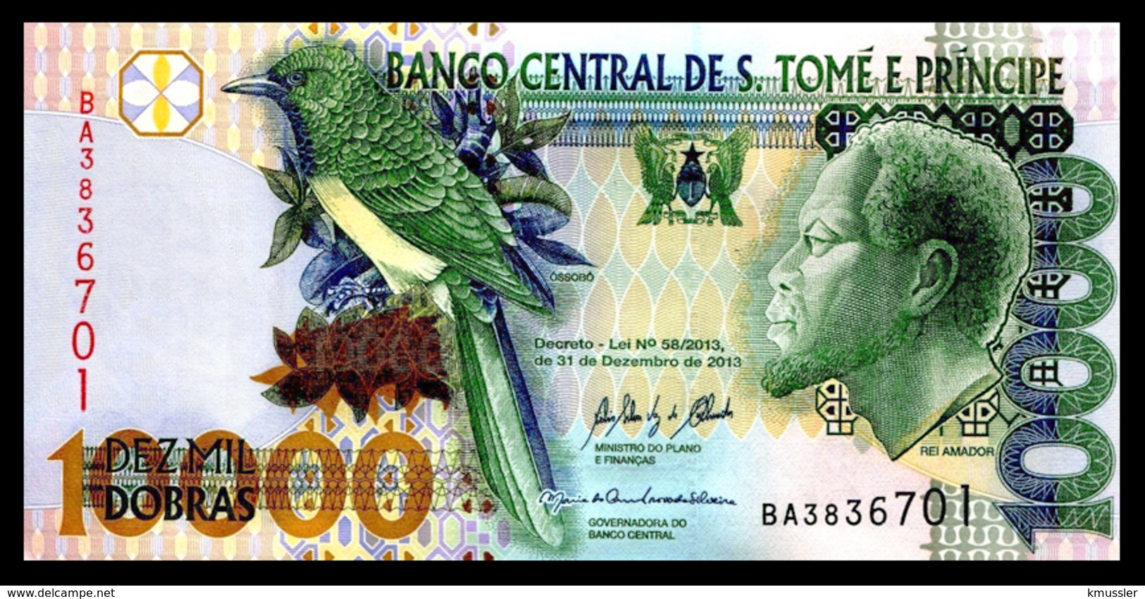 # # # Banknote Tome Und Principe 10.000 Dobras 2013 # # # - São Tomé U. Príncipe