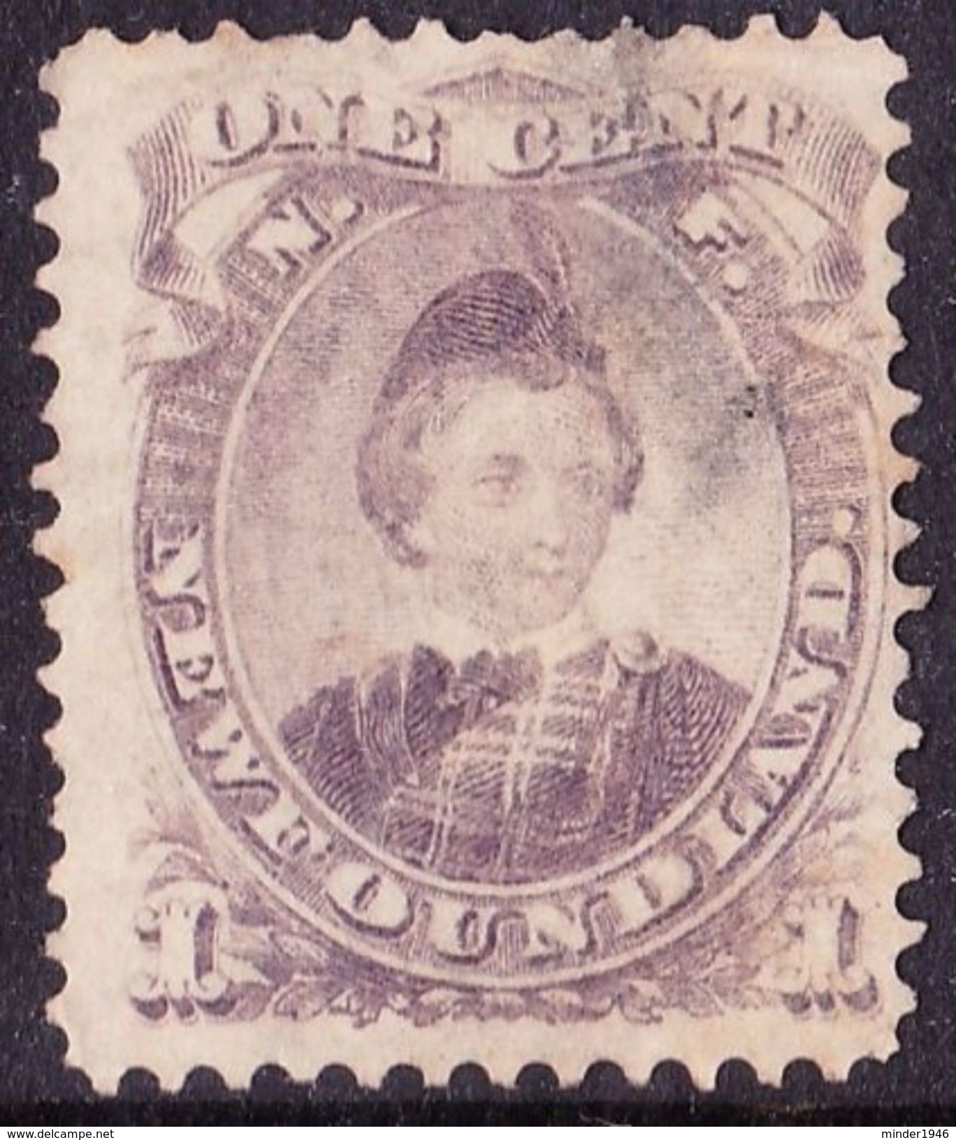 NEWFOUNDLAND 1868 1 Cent Dull Purple Die I SG34 FU - Used Stamps