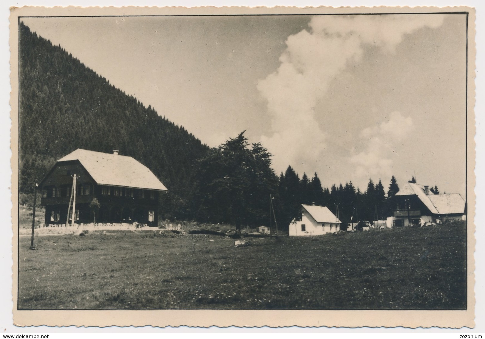 PODKORENSKO SEDLO, Drzavna Meja, Podkoren SLOVENIA , Old Photo Postcard - Slowenien