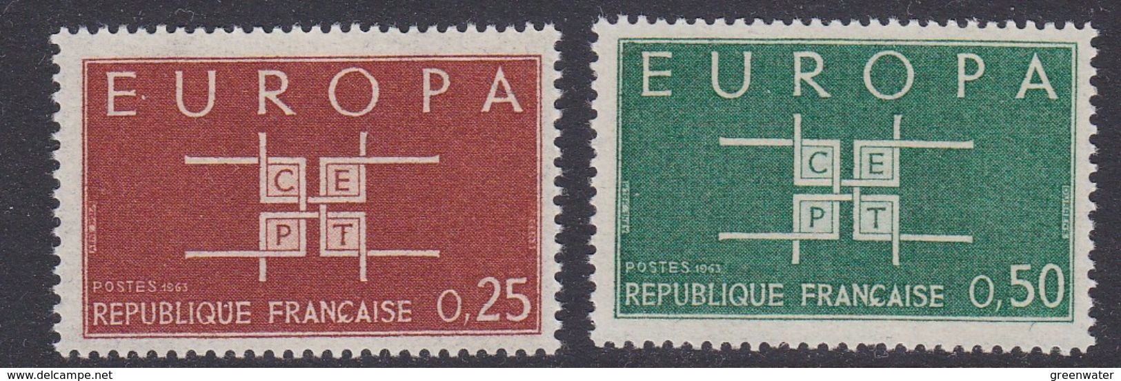 Europa Cept 1963 France 2v ** Mnh (36922Z) - 1963