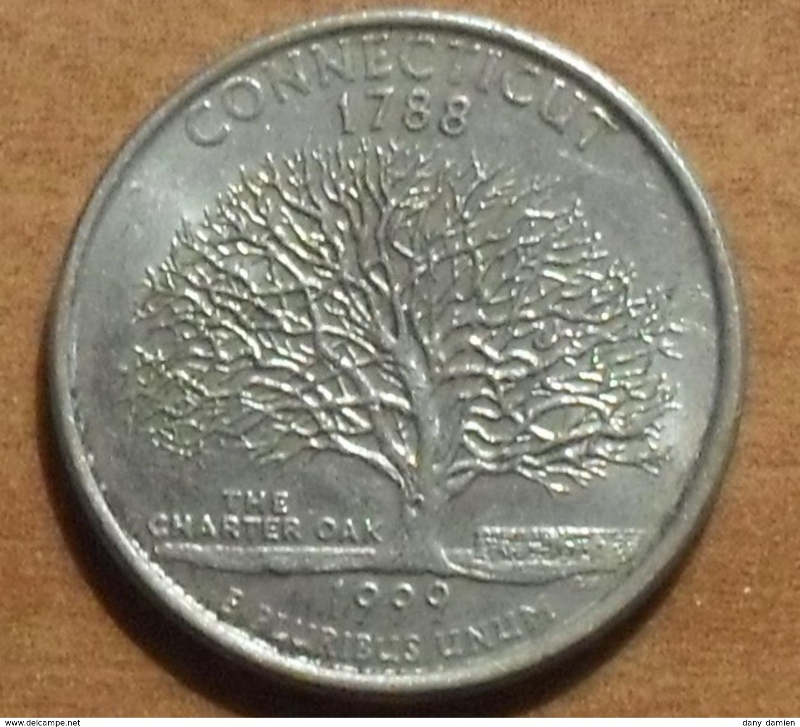 UNITED STATES OF AMERICA - USA - QUARTER DOLLAR - STATE CONNECTICUT (1999) - Collections