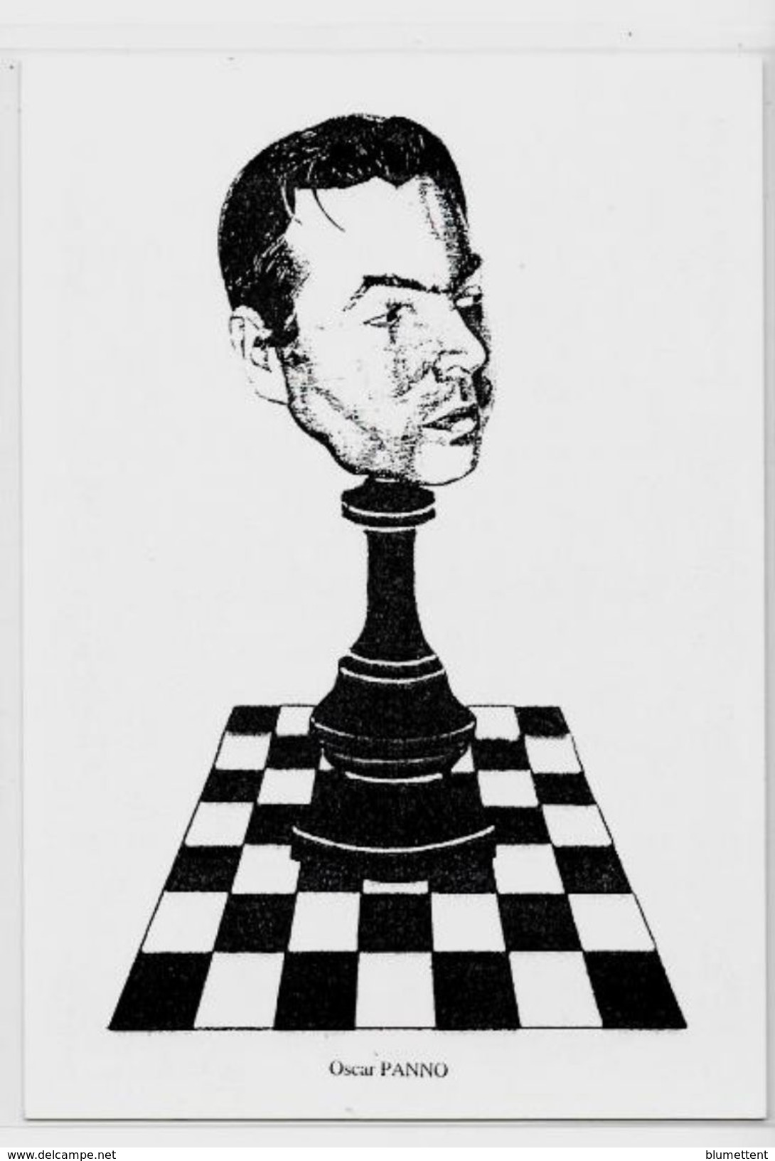 CPM échecs Chess Non Circulé Oscar PANNO - Echecs