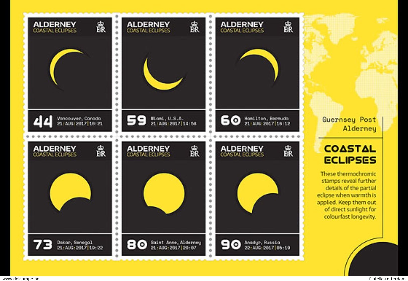 Alderney - Postfris / MNH - Sheet Eclipse 2017 - Alderney