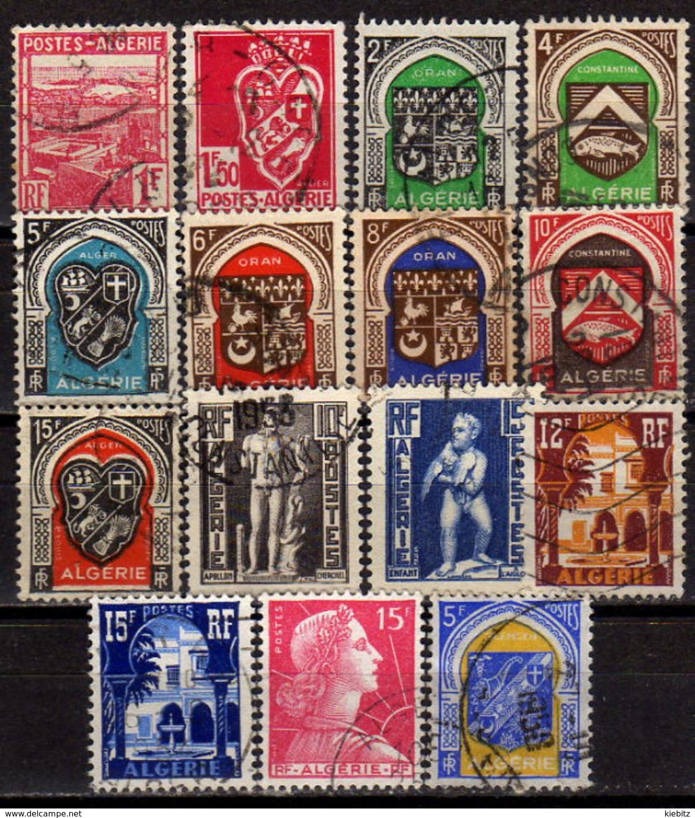 ALGERIEN Lot 1941 - 1956  Used - Used Stamps