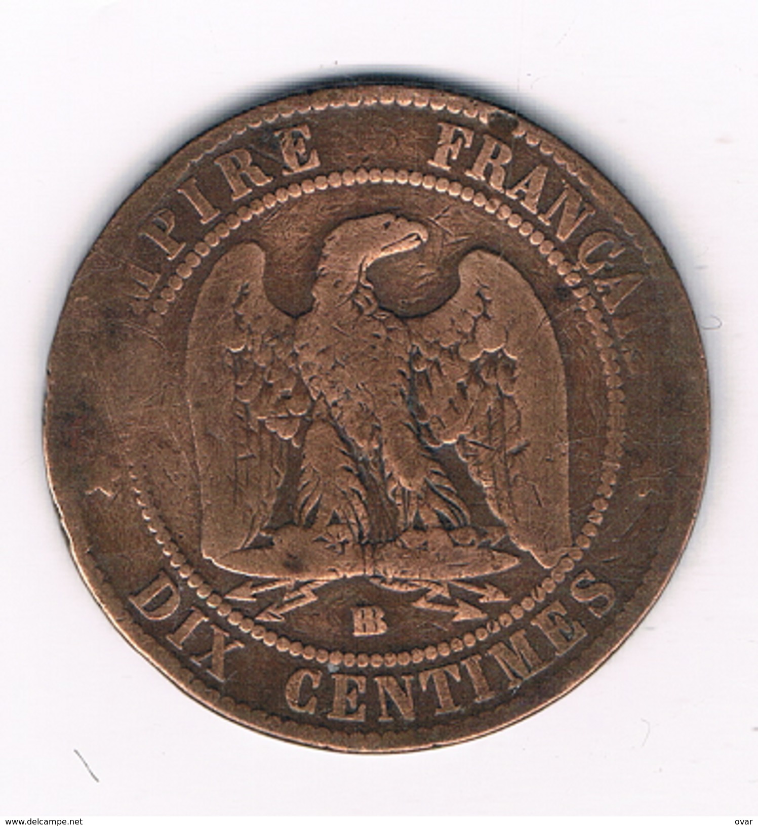 10 CENTIMES 1861 BB FRANKRIJK /1167E/ - Autres & Non Classés