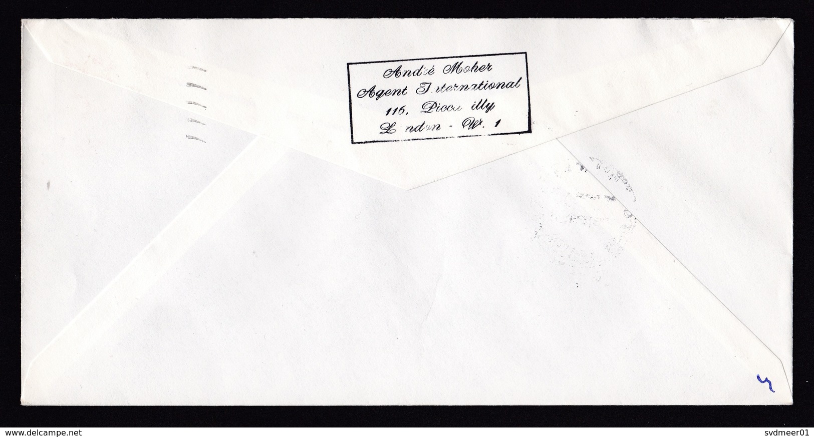 France: Cover, 1971, 1 Stamp, Label Postal Strike UK, Mailed From London Via Orly Airport, Rare (traces Of Use) - Storia Postale