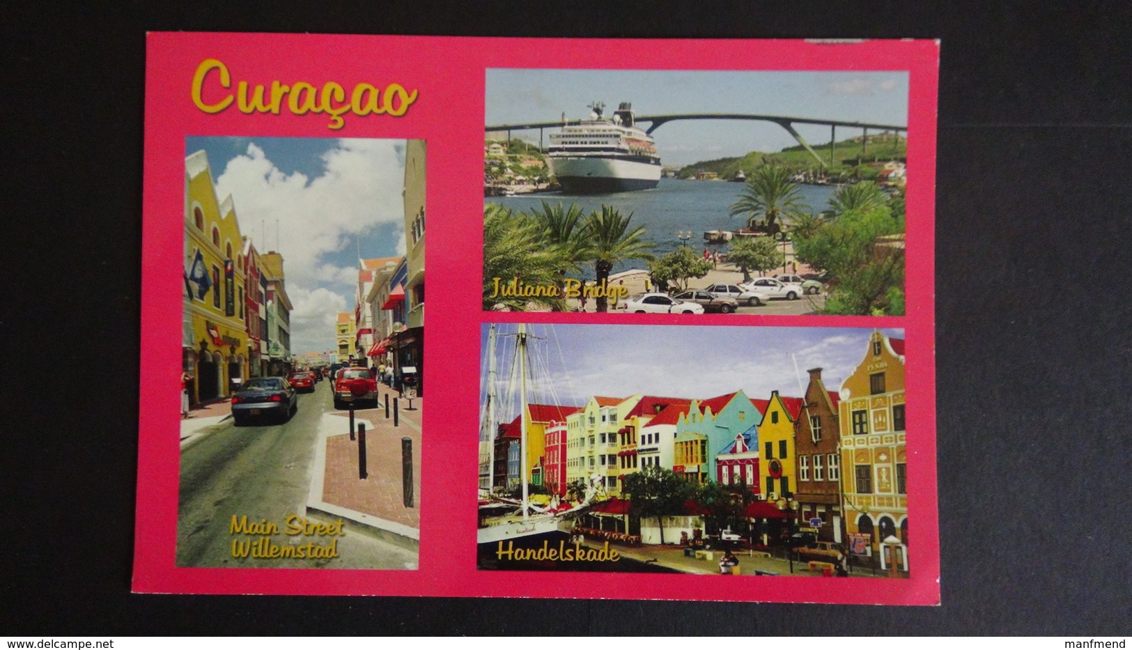 Netherlands Antilles - 1963/65/80/84 - Mi:AN 129,148,410,530 - Yt:AN 320,339,597,717 On Postcard- Look Scan - Antillen