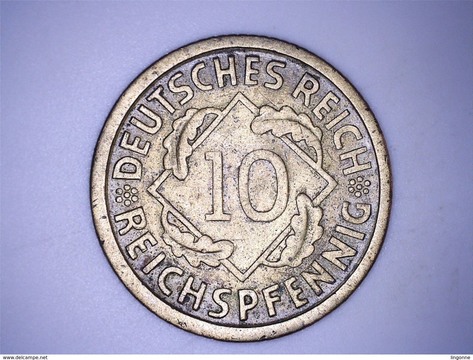 ALLEMAGNE - 10 REICHSPFENNIG 1926 A - 10 Rentenpfennig & 10 Reichspfennig