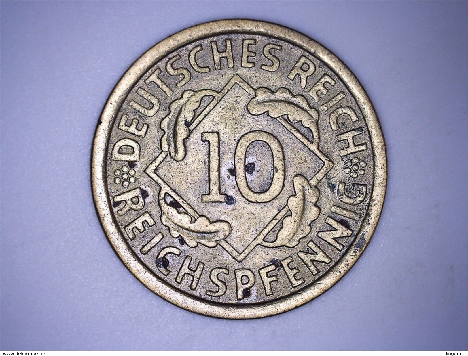 ALLEMAGNE - 10 REICHSPFENNIG 1929 A - 10 Rentenpfennig & 10 Reichspfennig