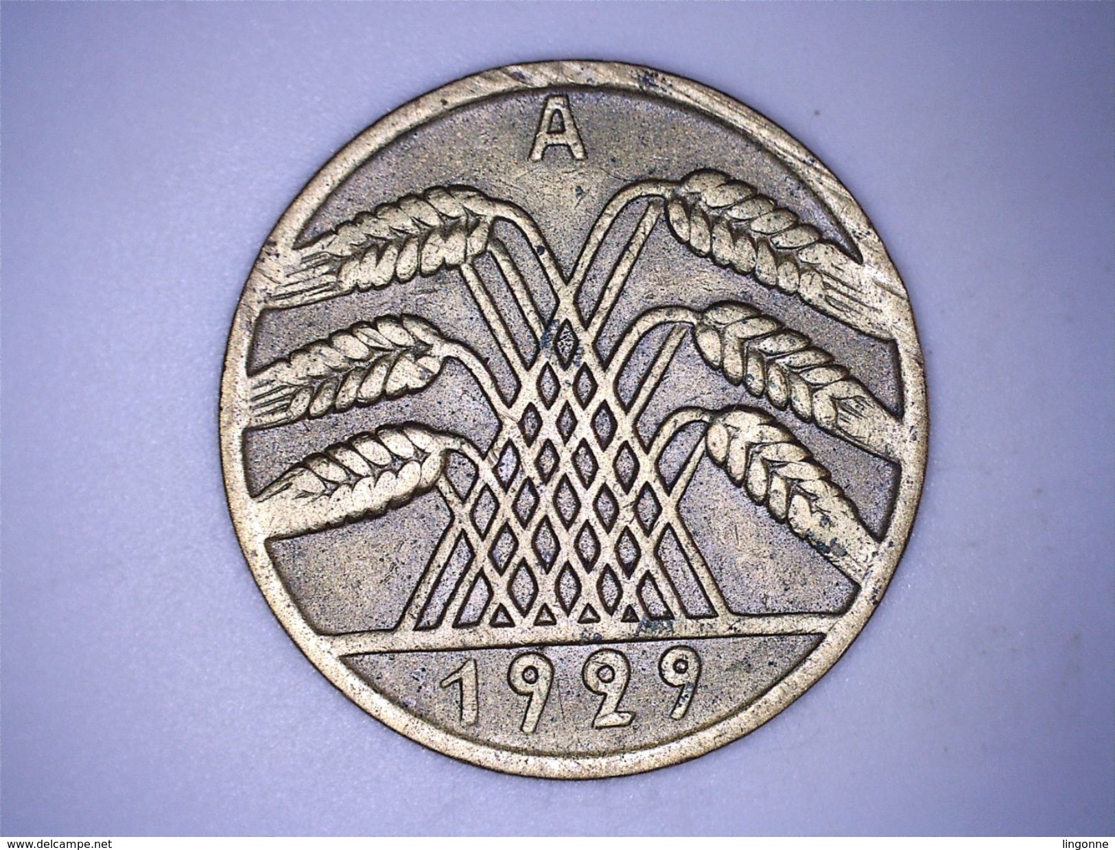 ALLEMAGNE - 10 REICHSPFENNIG 1929 A - 10 Rentenpfennig & 10 Reichspfennig