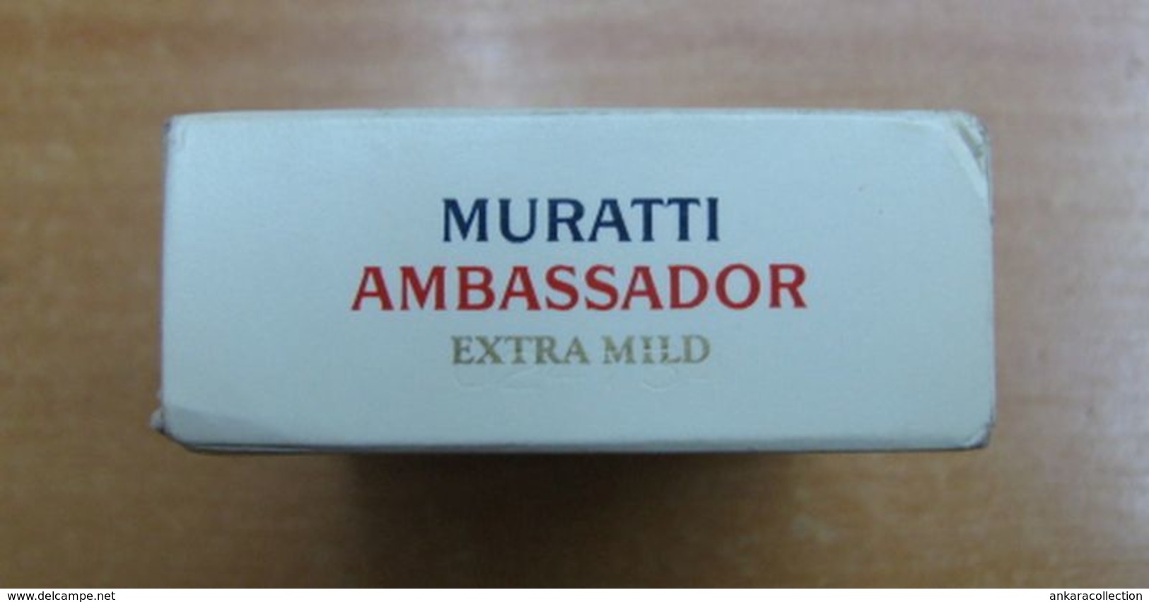 AC - MURATTI AMBASSADOR CIGARETTES OPENED HARD BOX FOR COLLECTION