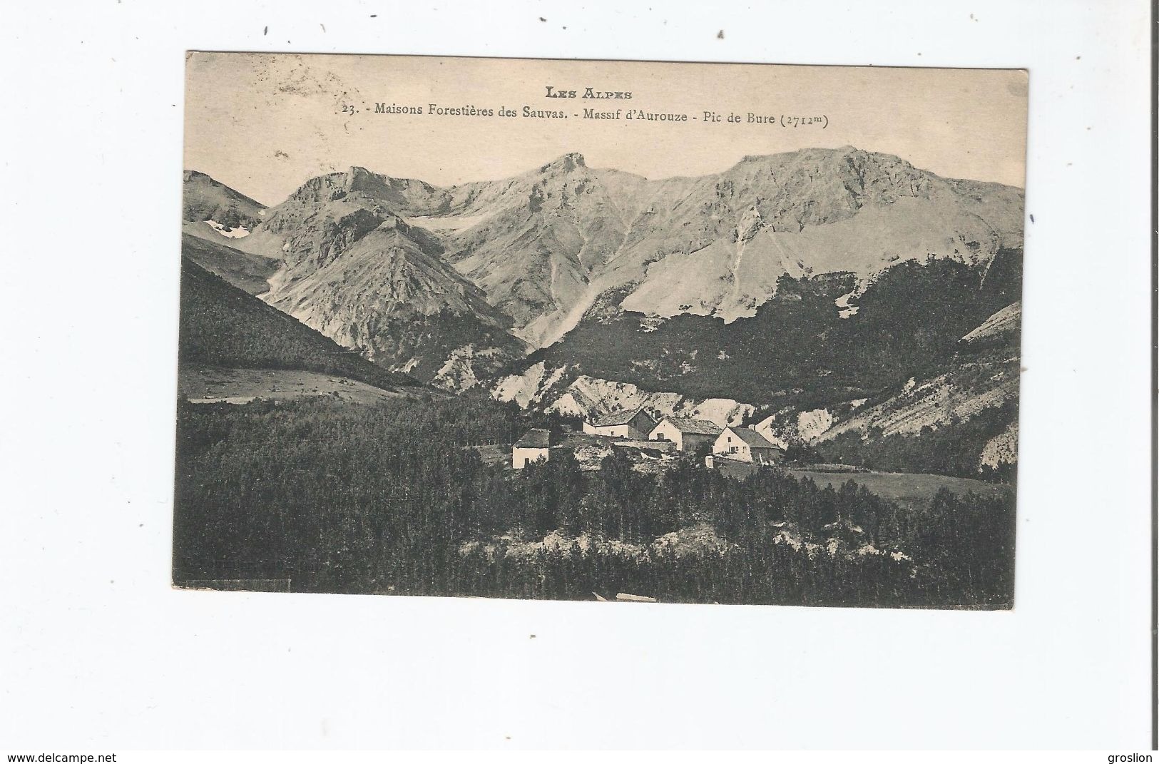 MAISONS FORESTIERES DES SAUVAS 23 MASSIF D'AUROUZE PIC DE BURE (1712 M)    1927 - Sonstige & Ohne Zuordnung