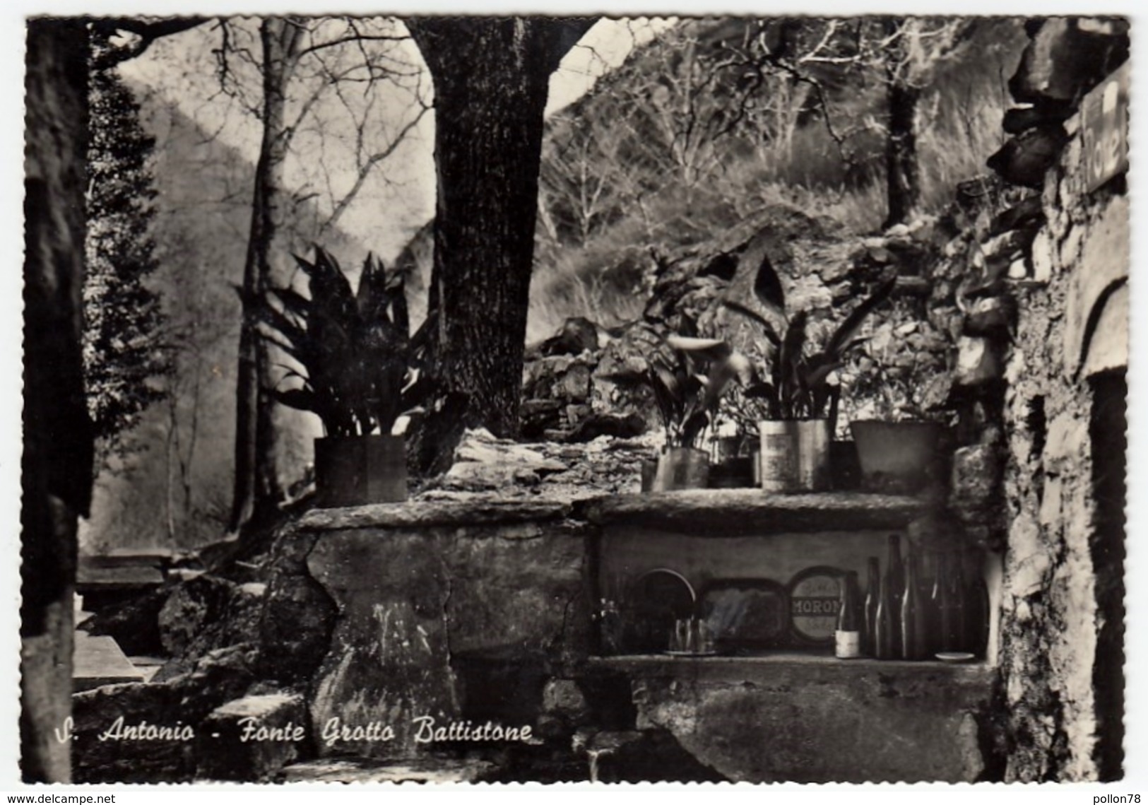 S. ANTONIO - FONTE GROTTO BATTISTONE - CITTIGLIO CASTELVECCANA? - VARESE - 1961 - Vedi Retro - Varese