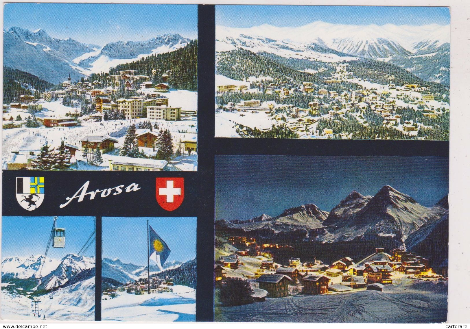 SUISSE,SCHWEIZ,SVIZZERA,SWITZERLAND,HELVETIA,SWISS ,GRISONS,AROSA,TELEPHERIQUE - Arosa