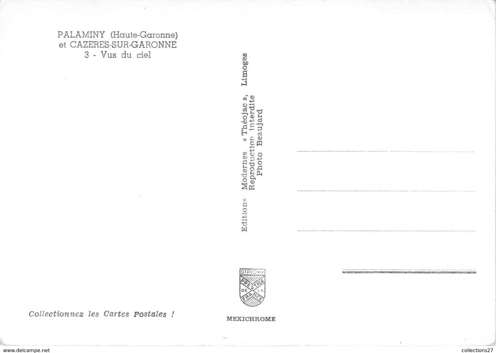 31-PALAMINY-ET CAZAERES-SUR-GARONNE- VUE DU CIEL - Autres & Non Classés