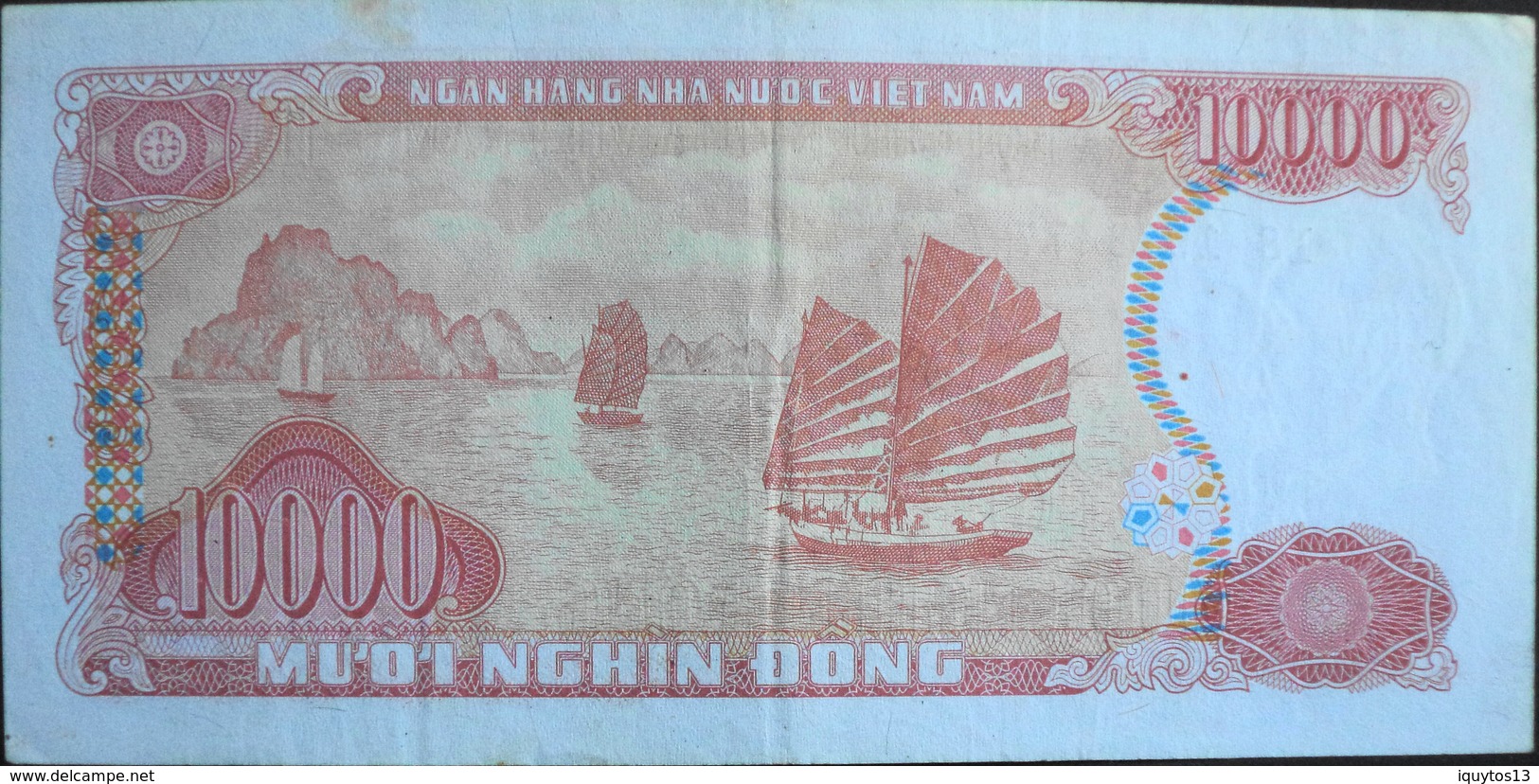 1 Billet De Banque - VIET-NAM - 10000  DONG - Année : 1993  - En Très Bon Etat - Vietnam