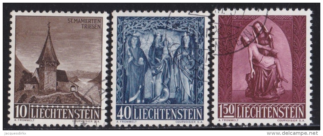 Liechtenstein   .    Yvert   .      324/326     .        O     .          Gebraucht - Gebraucht