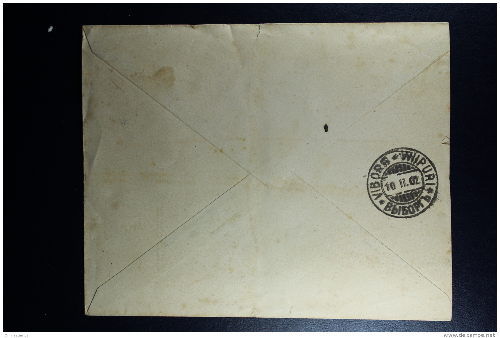 Russia :  Cover 1902 To Wiborg 20 K Mit Blitz 150 X 120mm - Entiers Postaux