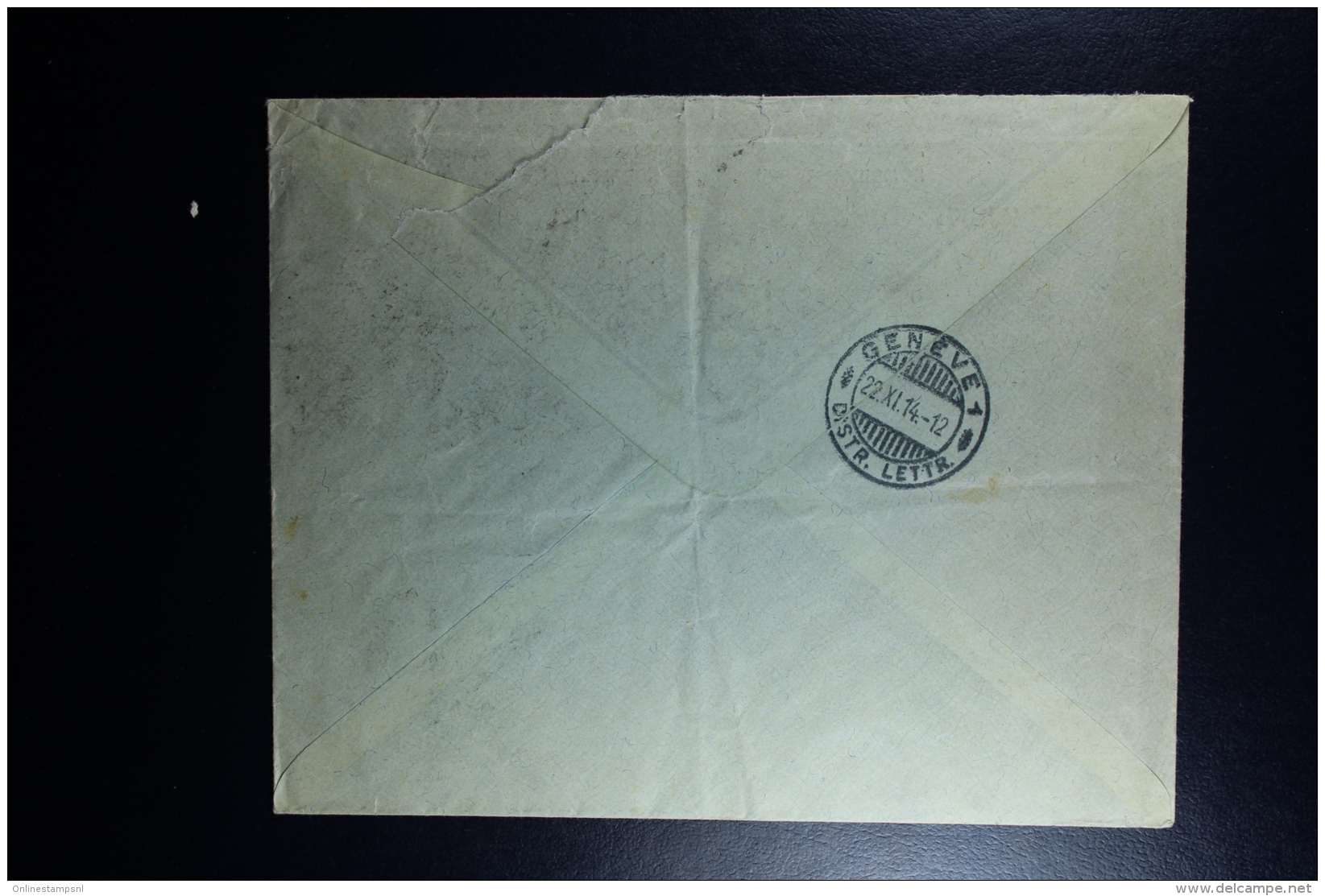 Russia :  Registered Cover 1914 Moscou Geneve - Briefe U. Dokumente