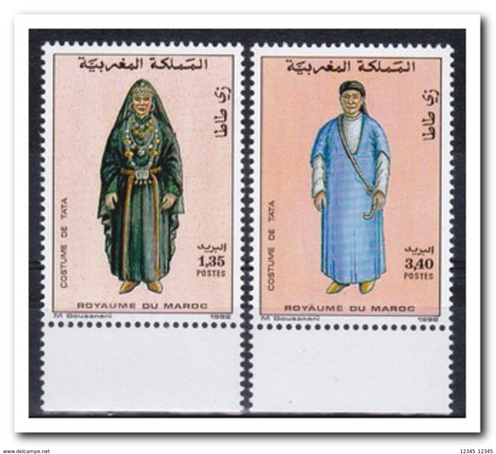 Marokko 1992, Postfris MNH, Costums - Marruecos (1956-...)