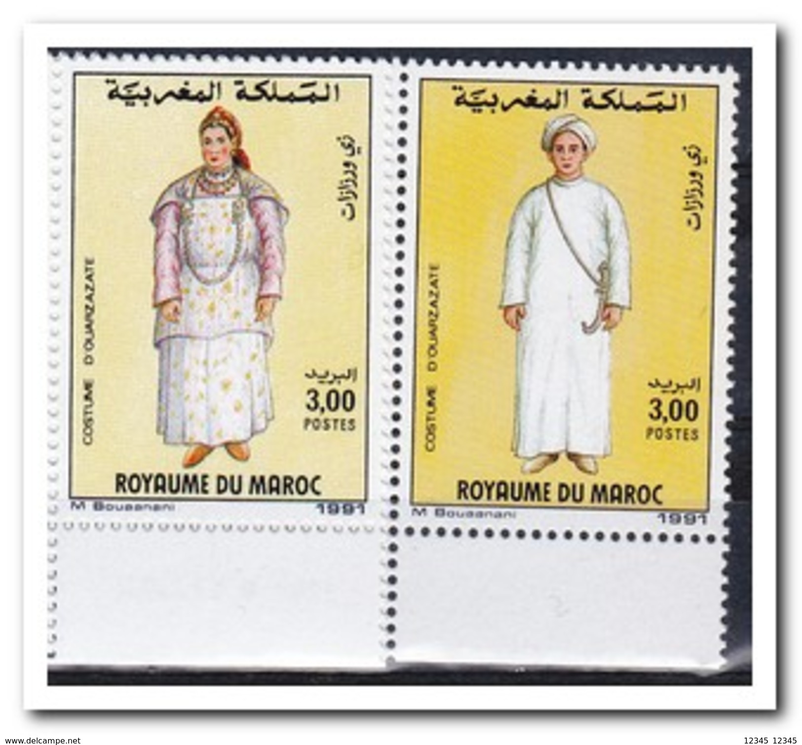 Marokko 1991, Postfris MNH, Costums - Marokko (1956-...)