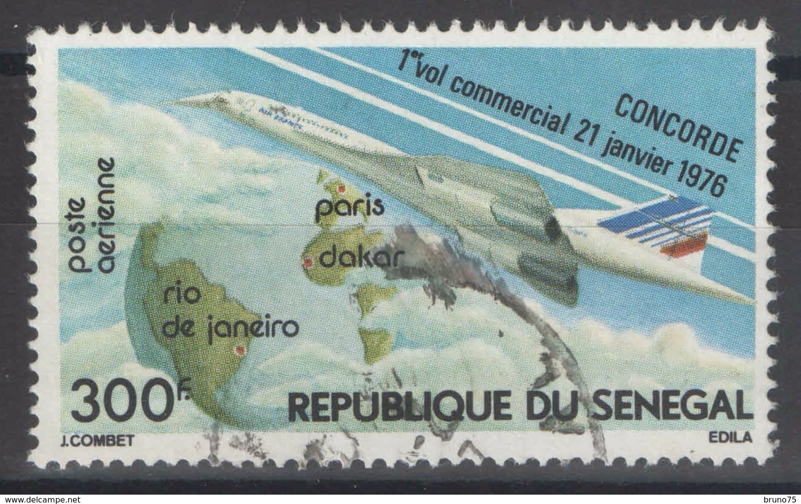 Sénégal - YT PA 151 Oblitéré - Concorde - Senegal (1960-...)