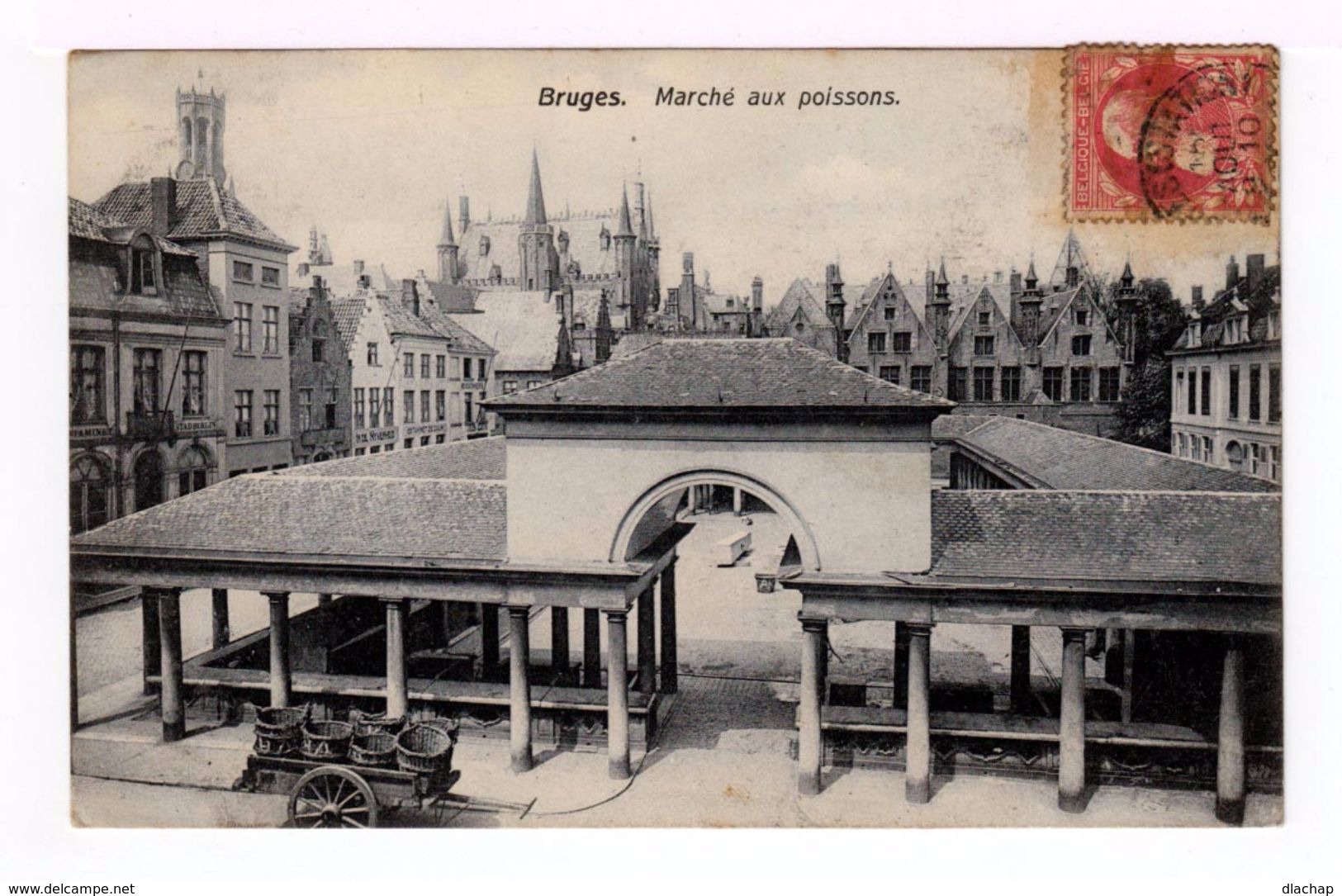 Bruges. Marché Aux Poissons. (1916r) - Brugge