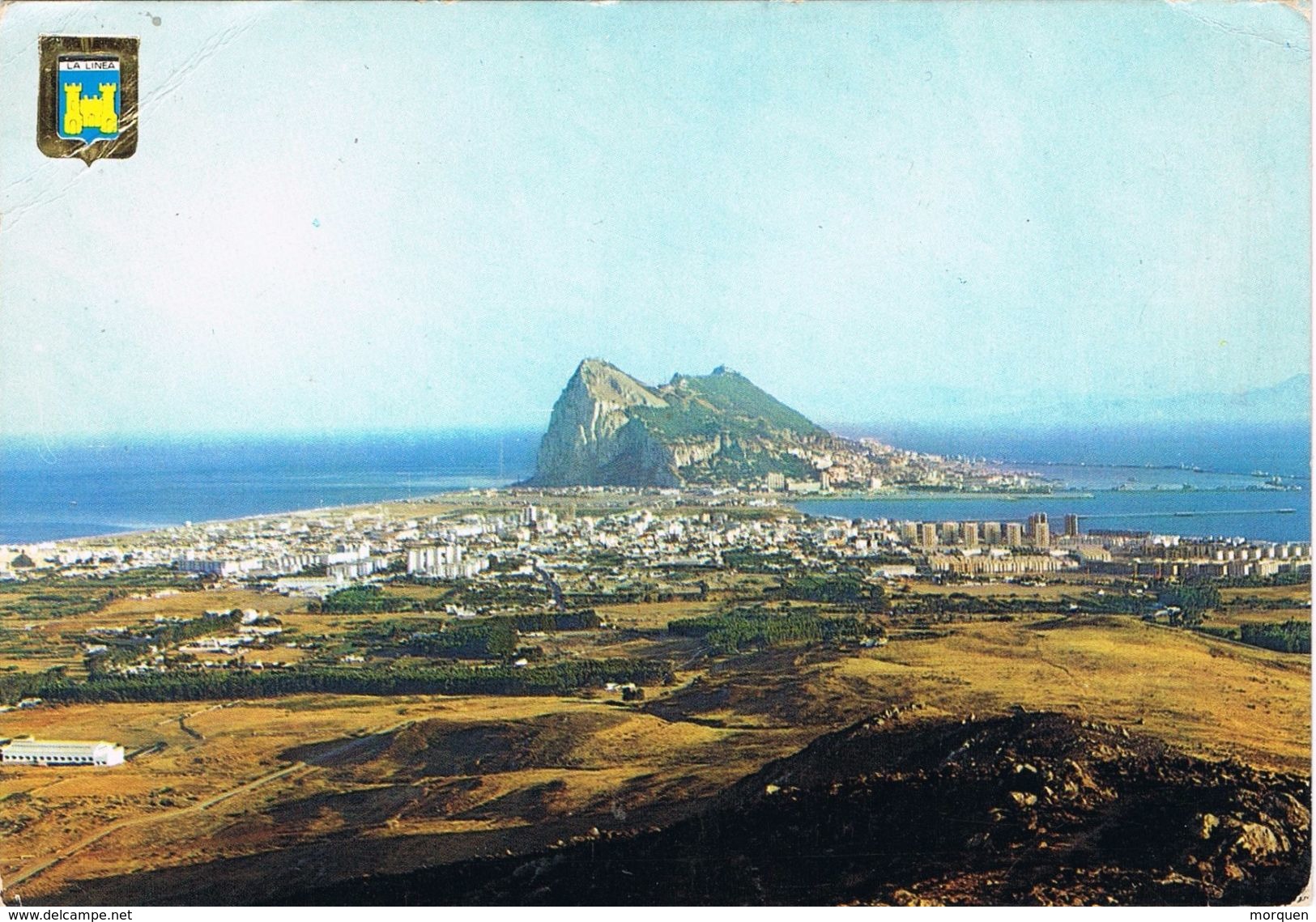 25916. Postal SAN ROQUE (Cadiz) 1980. Vista  Peñon Y La Linea De Concepcion - Cartas & Documentos