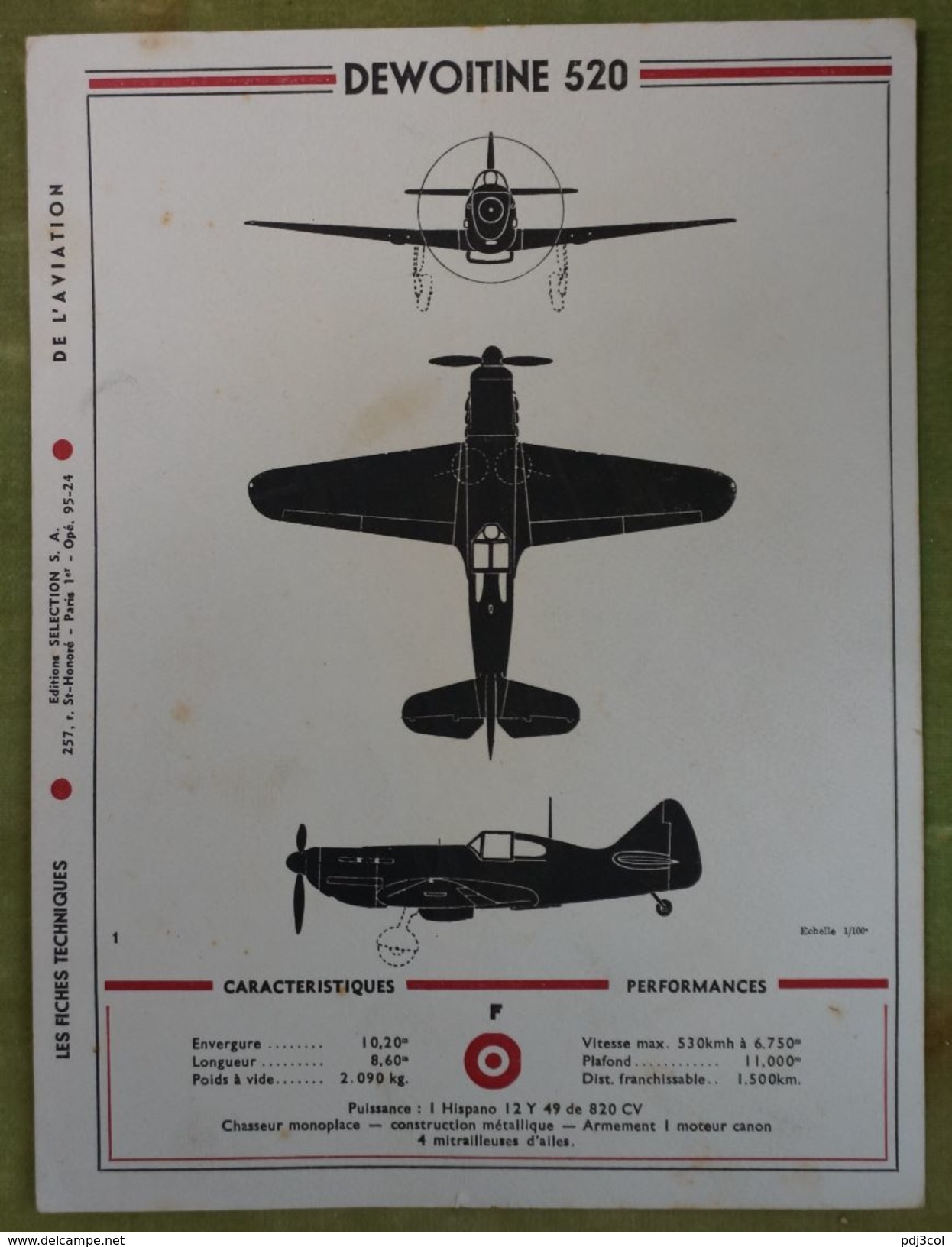 Rare Et Bel Ensemble De 24 Planches "Les Fiches Techniques De L'aviation" Illustrées Par Lucien CAVE - Aviazione