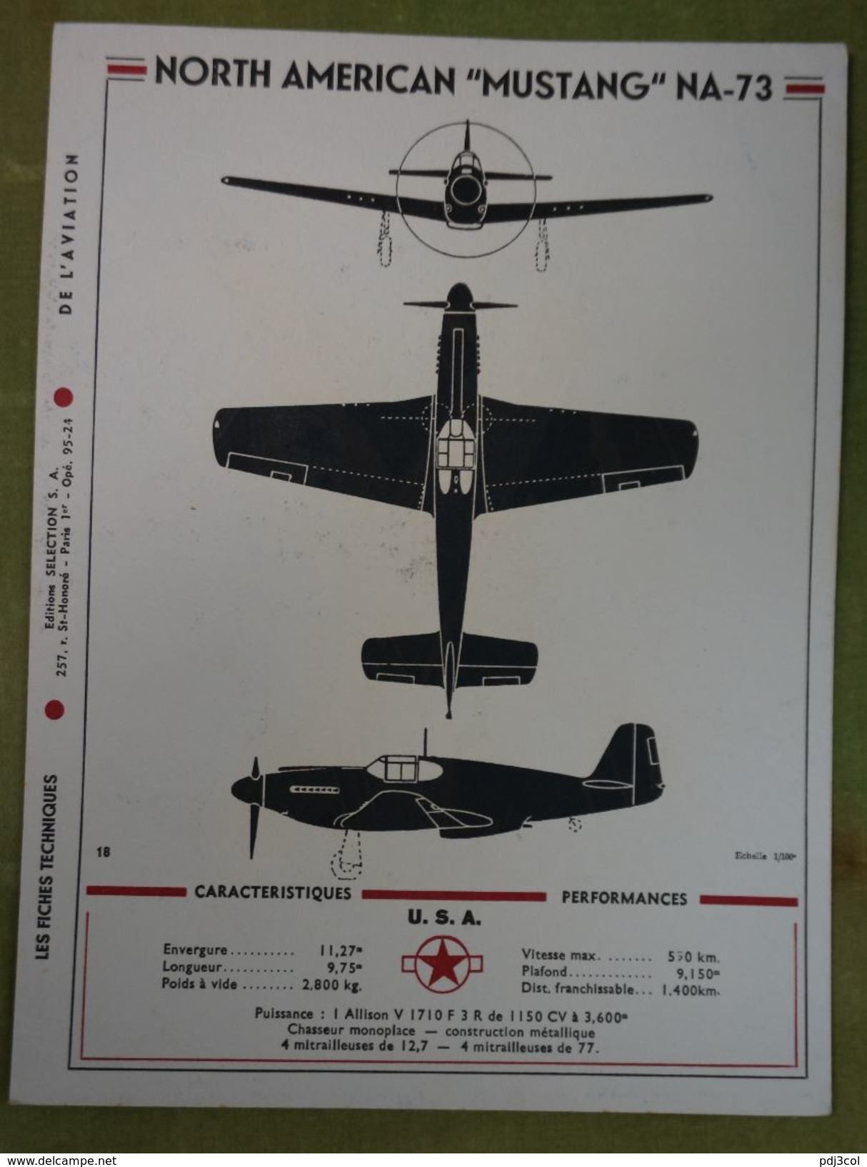 Rare et bel ensemble de 24 planches "Les fiches techniques de l'aviation" illustrées par Lucien CAVE