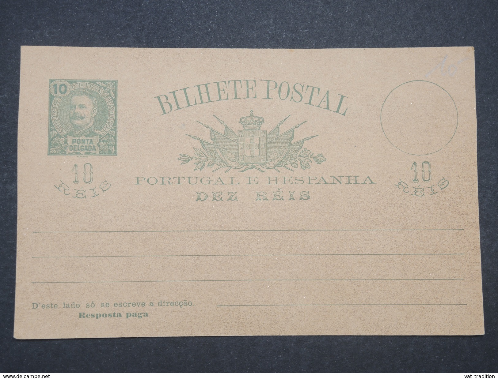 PORTUGAL - PONTA DELGADA - Entier Postal Non Voyagé - L 9911 - Ponta Delgada