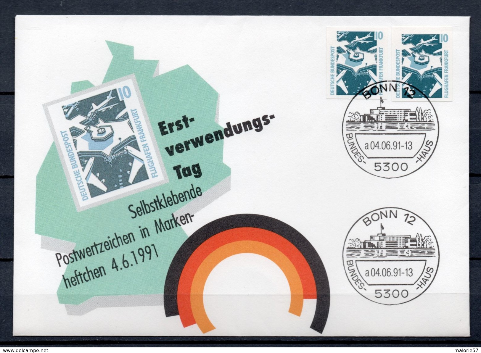 1991 Enveloppe Allemagne  Oblitéré - 1991-2000