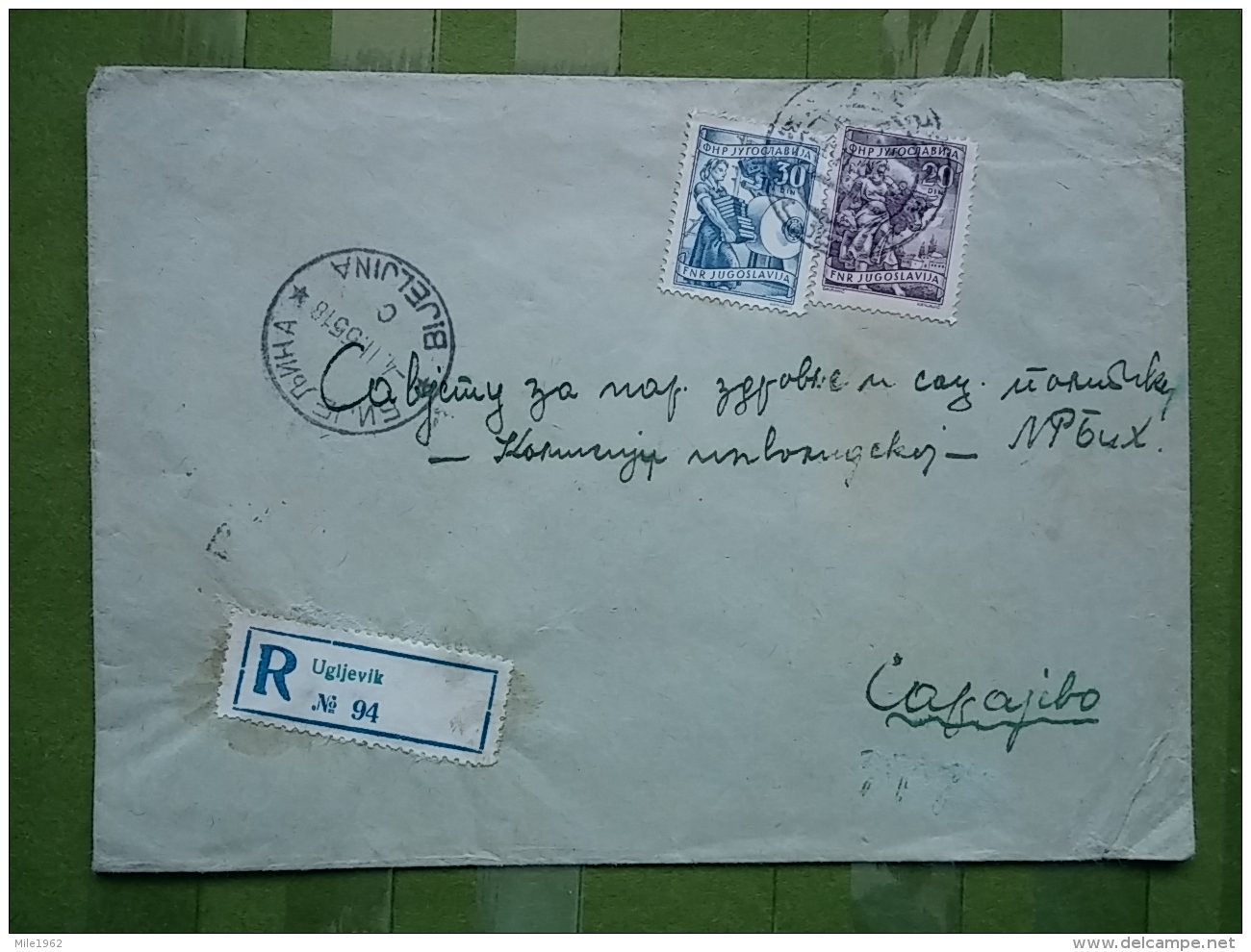 Letter, Lettre, UGLJEVIK - Covers & Documents