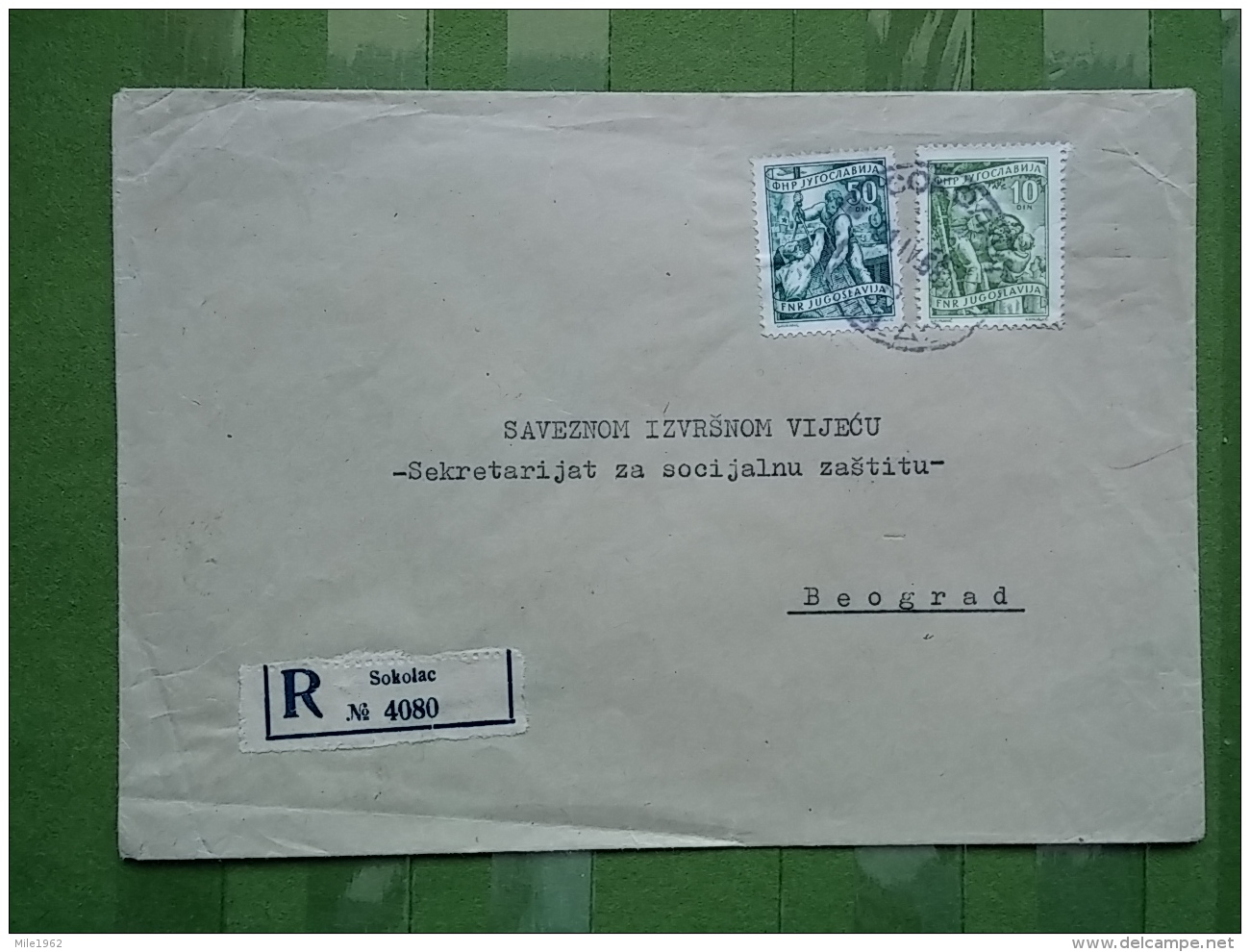 Letter, Lettre, SOKOLAC - Covers & Documents