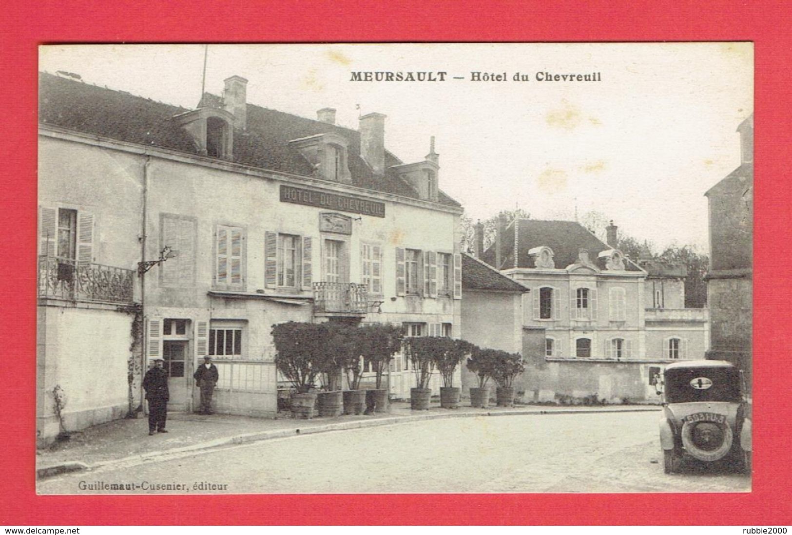 MEURSAULT HOTEL DU CHEVREUIL CARTE EN TRES BON ETAT - Meursault