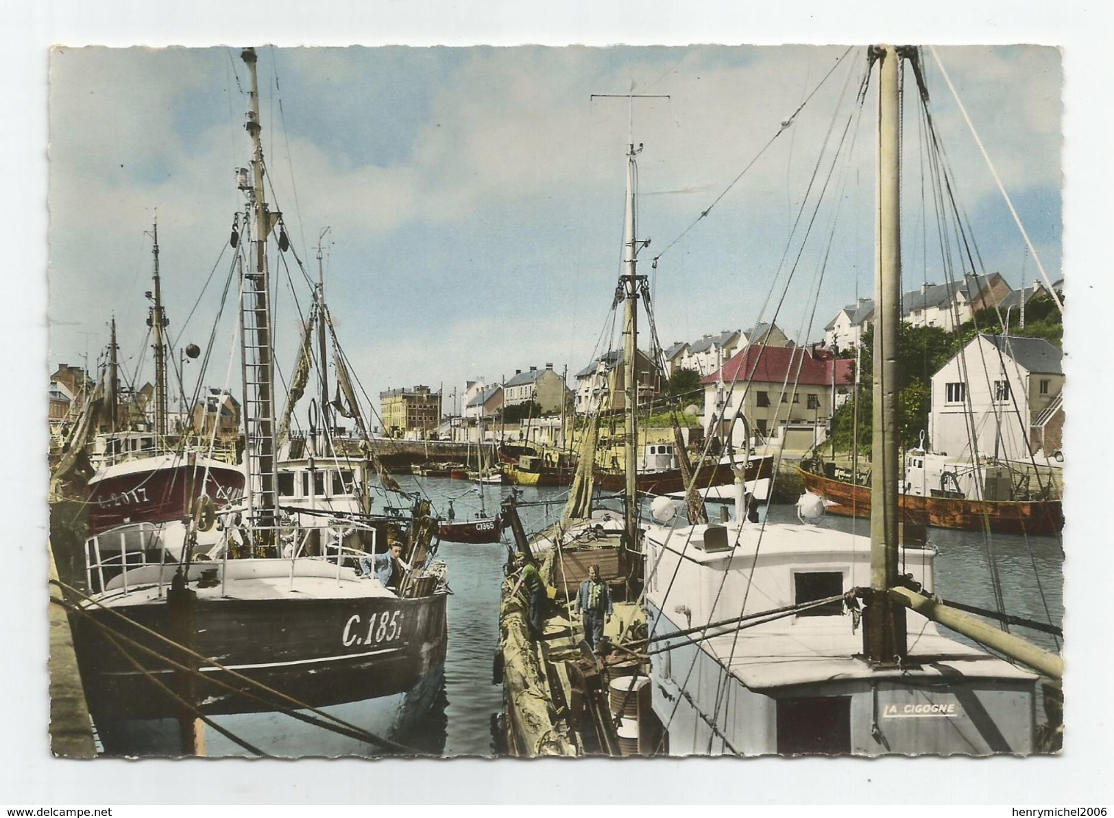 14 Calvados - Port En Bessin Vue Sur Le Pollet Du 2e Bassin - Port-en-Bessin-Huppain