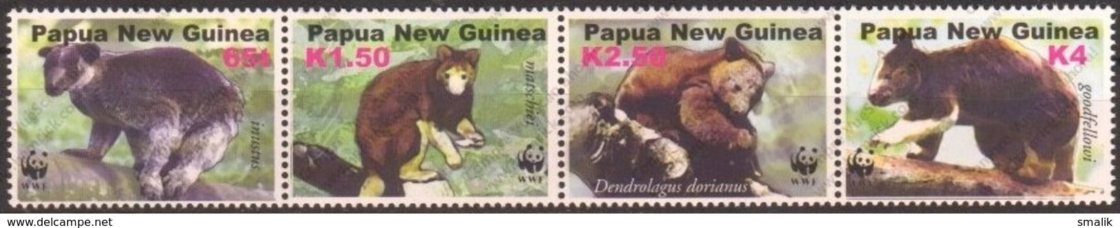 PAPUA NEW GUINEA 2003 MNH - WWF Kangaroos, Complete Set Of 4v. - Unused Stamps