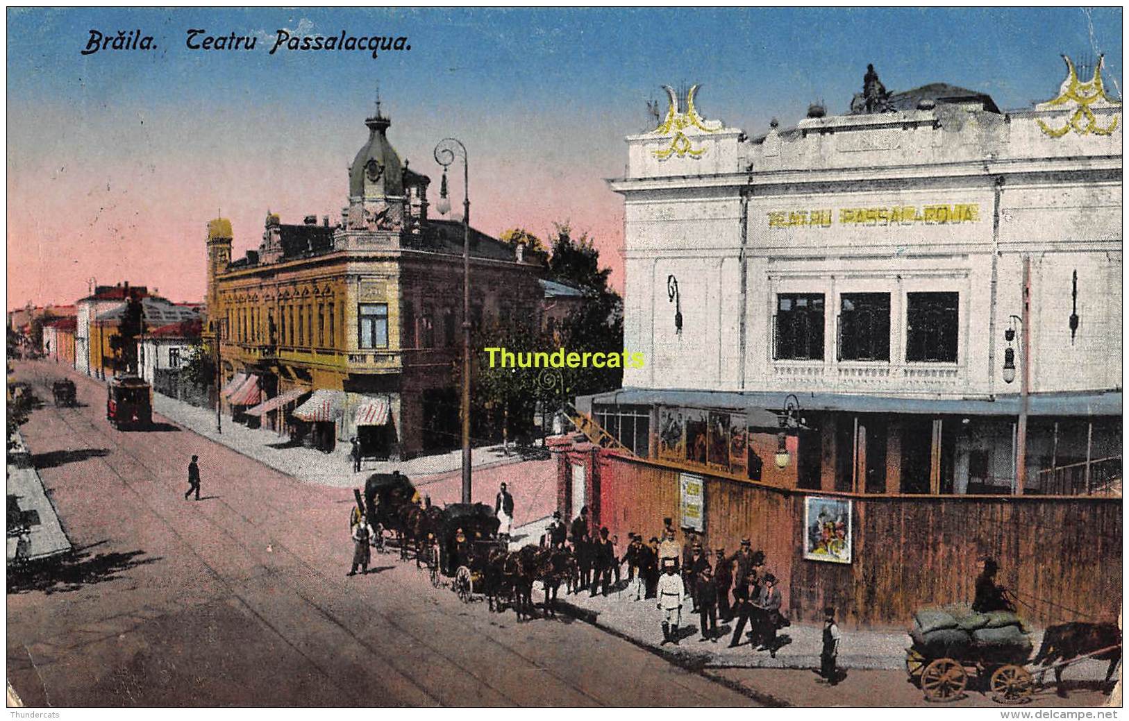 CPA  ROUMANIE ROMANIA BRAILA TEATRU PASSALACQUA - Roumanie