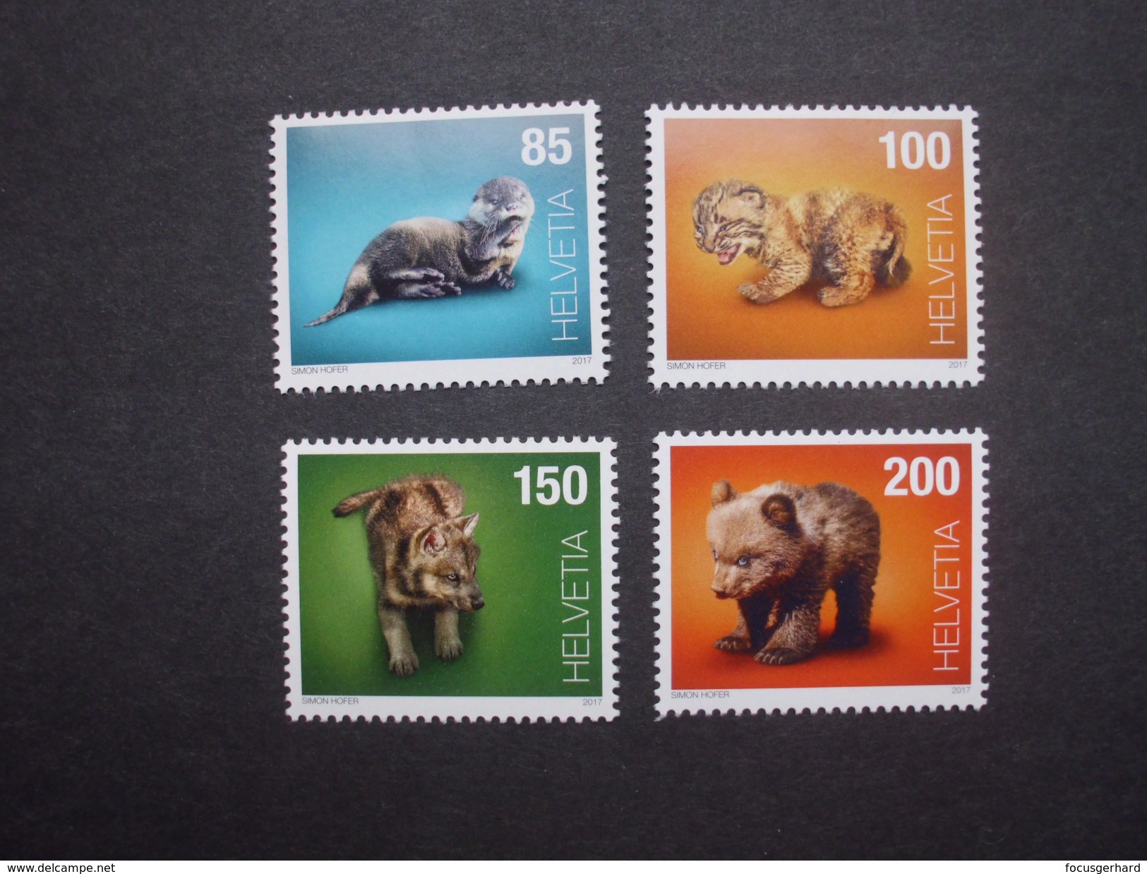Schweiz    Tierbabys    2017     ** - Unused Stamps