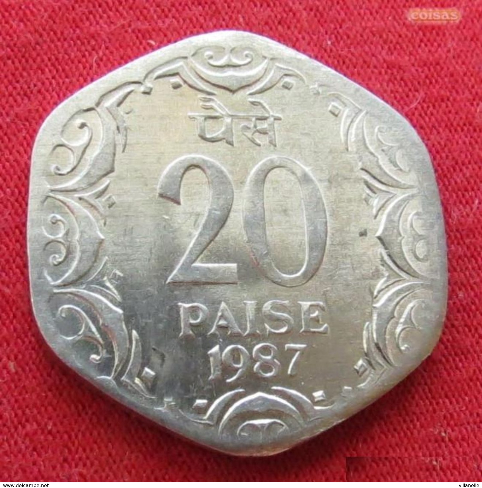 India 20 Paise 1987 UNCºº  Inde Indien Indies - India