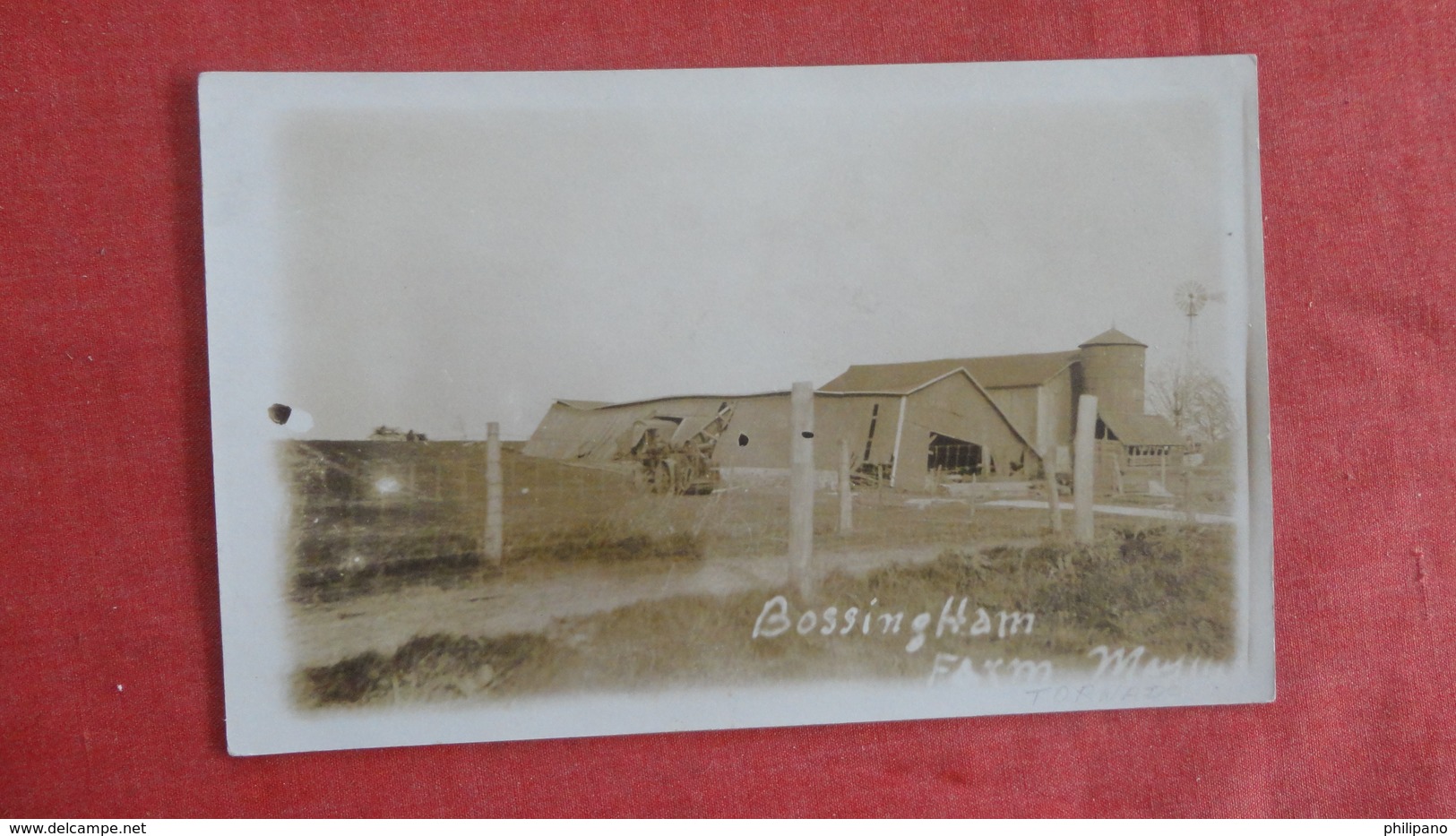 RPPC  Torando  Bossing Ham Farm Ref 2709 - To Identify