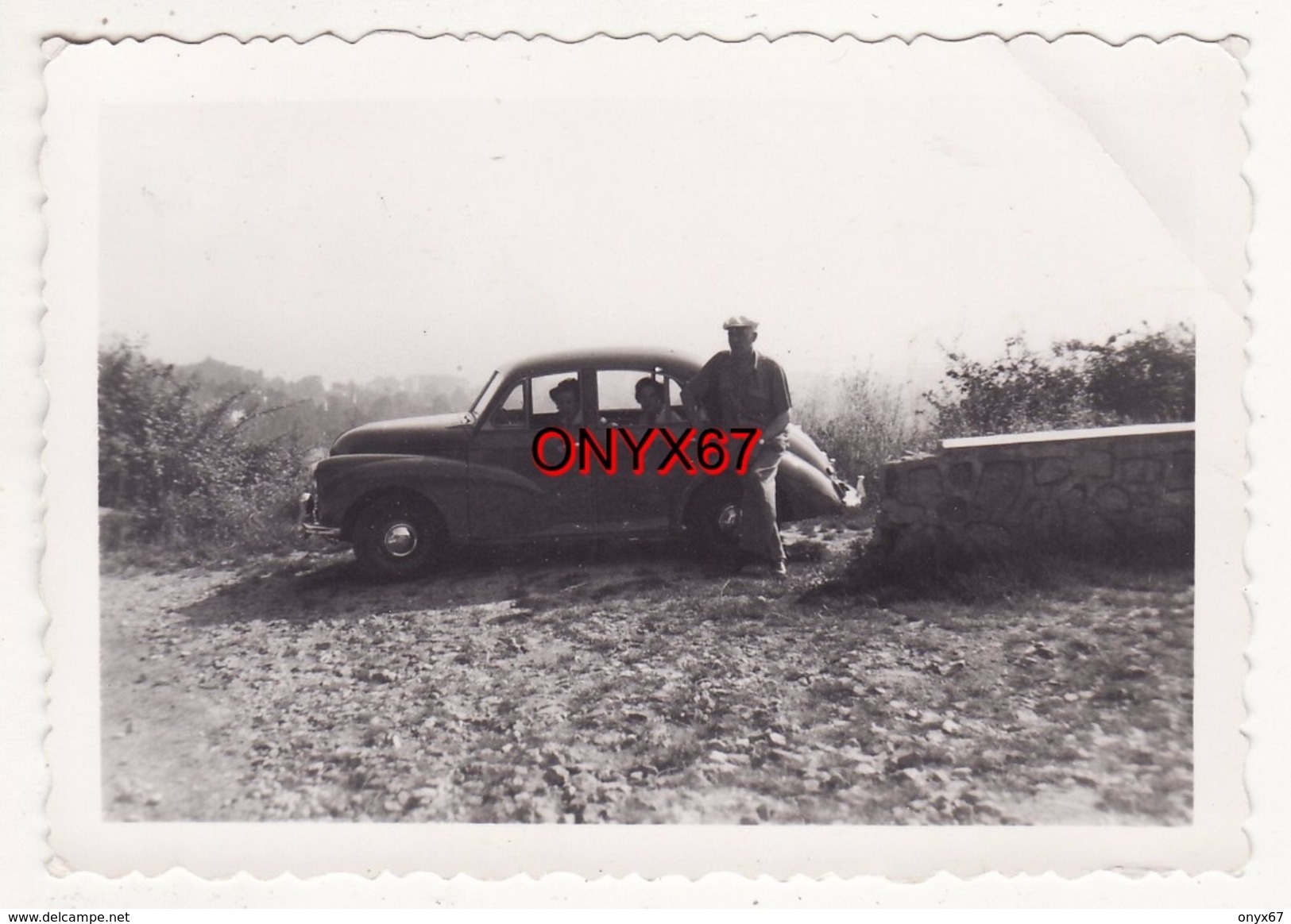 PHOTO 9 X 6 Cms - VOITURE-AUTO AUTOMOBILE MORRIS MILOR  -TRANSPORT- - Cars