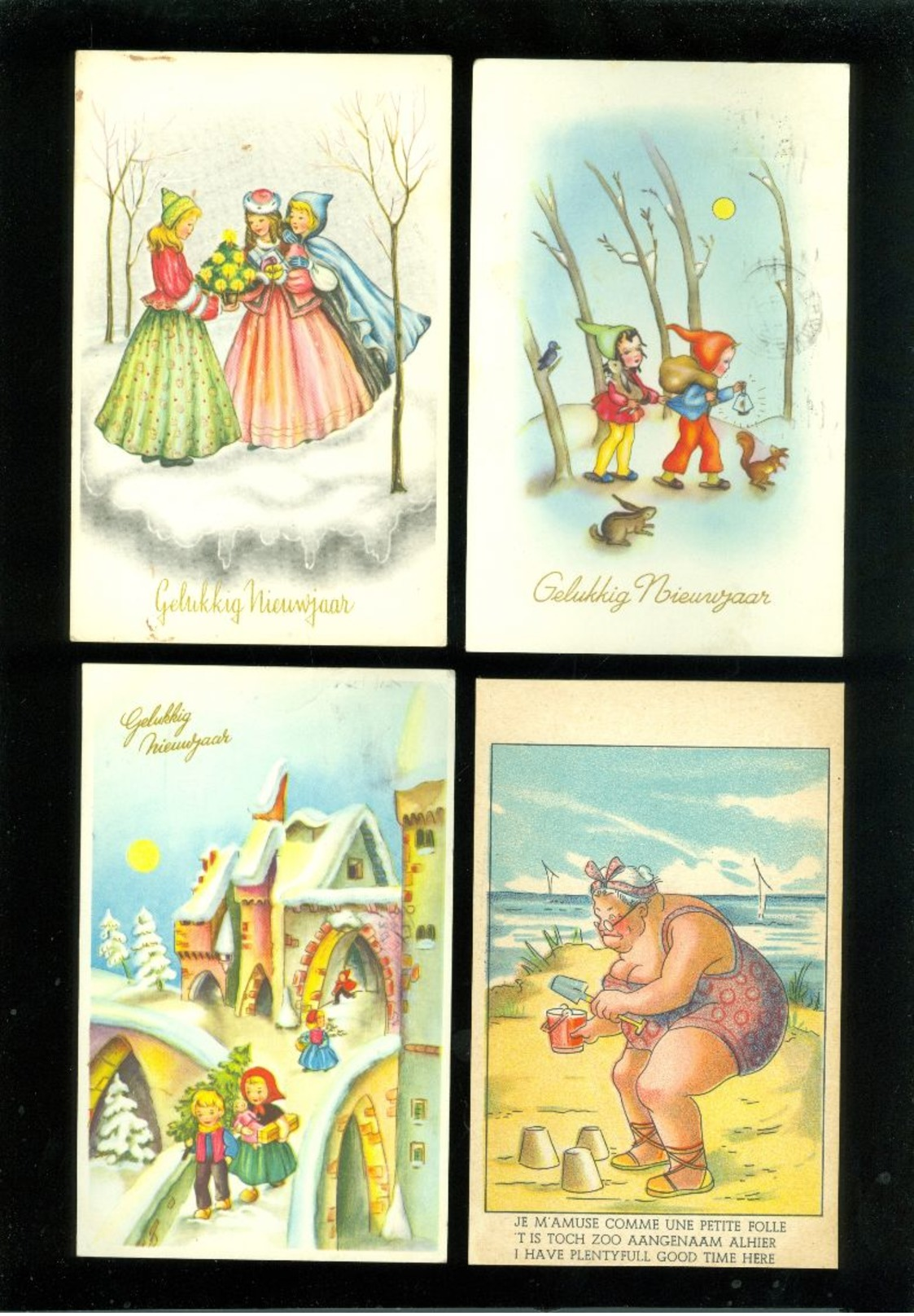 Beau Lot De 60 Cartes Postales De Fantaisie   Mooi Lot 60 Postkaarten Van Fantasie -  60 Scans - 5 - 99 Postcards